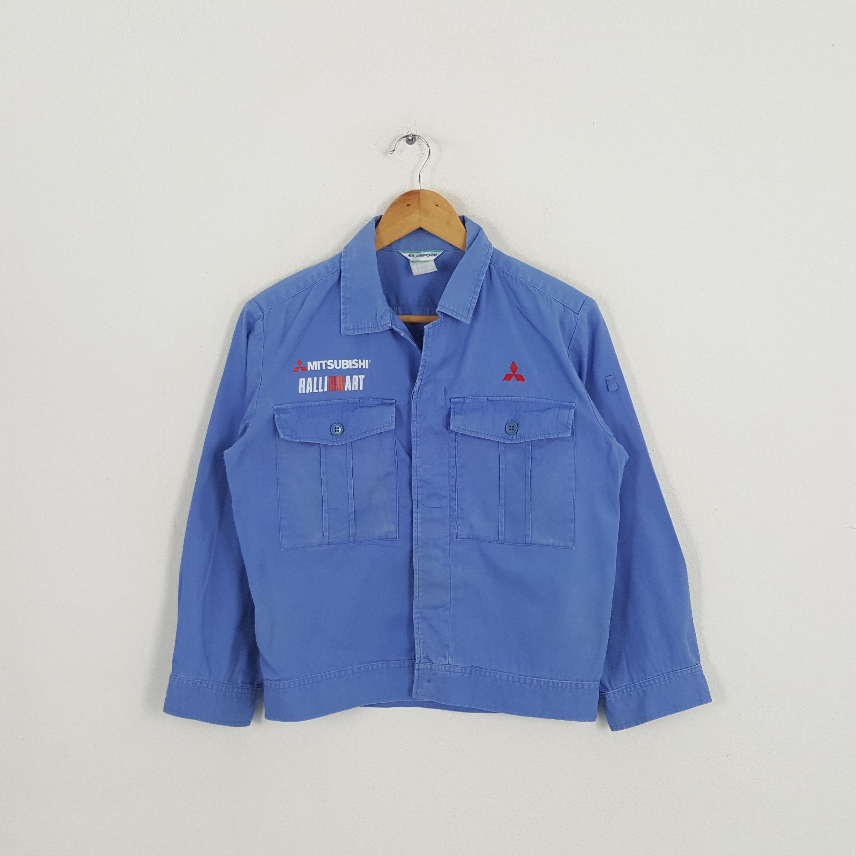Japanese Brand × Vintage Vintage Mitsubishi Ralli Art Japanese Racing Custom Jacket Size US S / EU 44-46 / 1 - 3 Thumbnail
