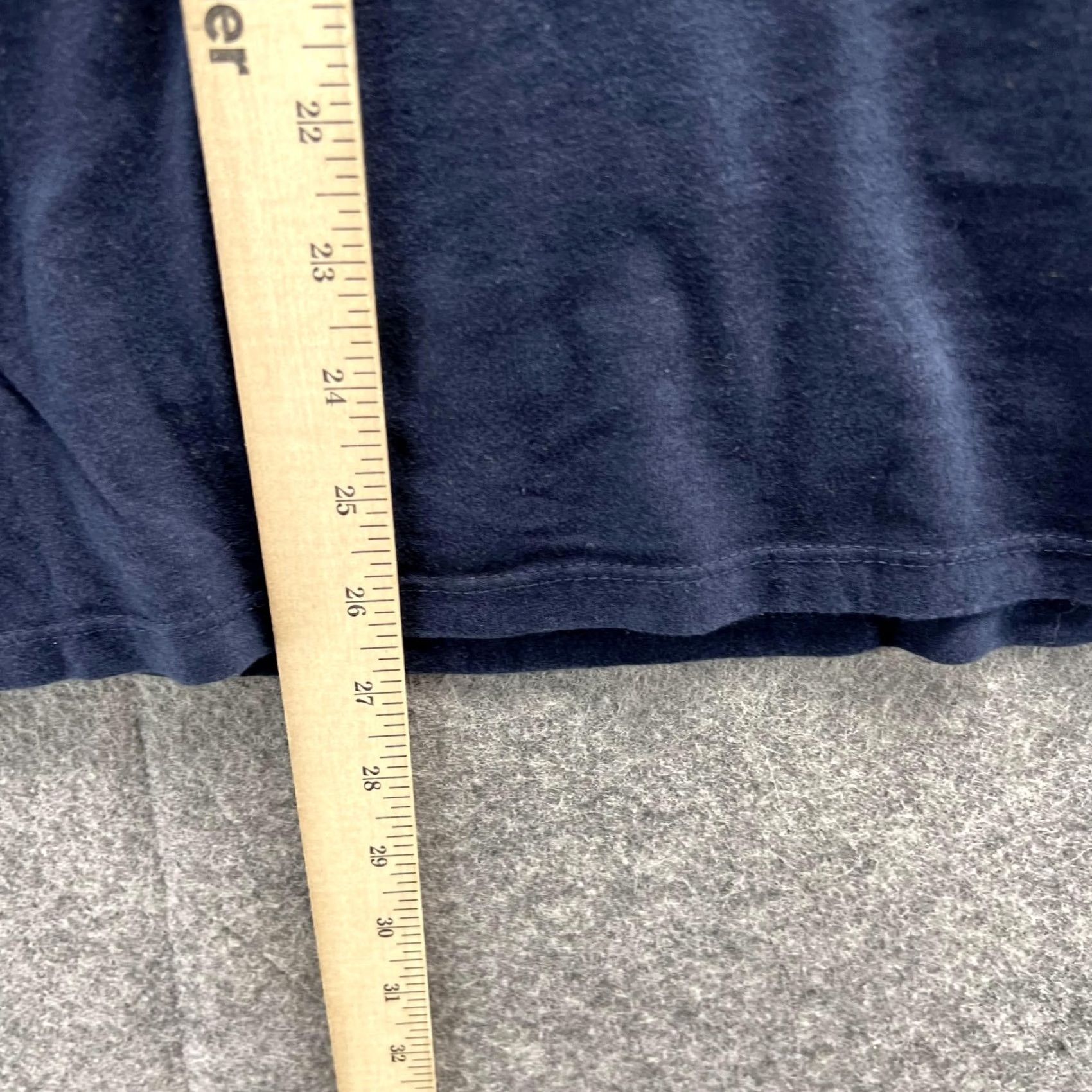 Tommy Hilfiger Tommy Hilfiger Shirt Women Large Blue Navy Crewneck Cotton Vintage Top Shirt Size L / US 10 / IT 46 - 7 Thumbnail