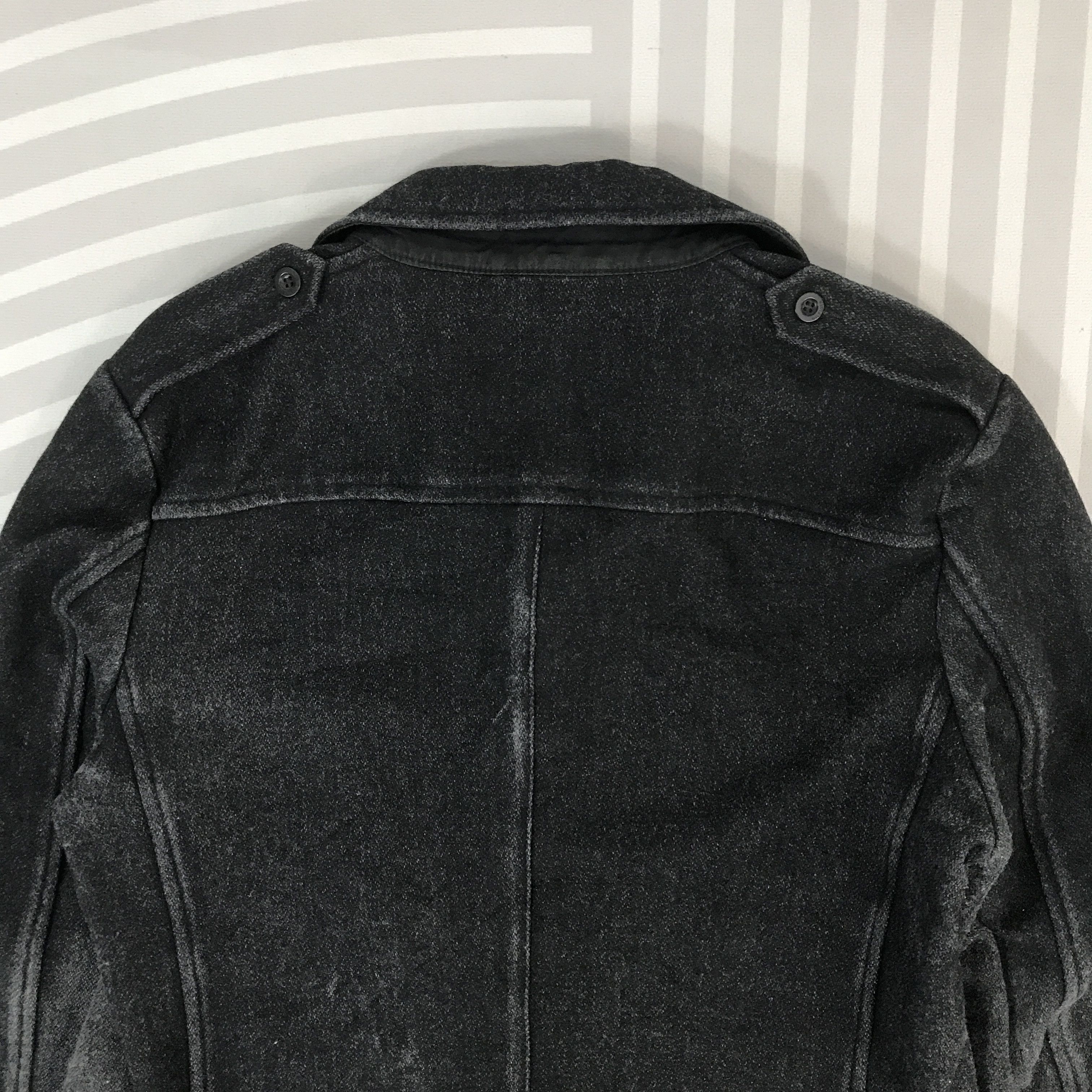 Tommy Hilfiger Vintage Hilfiger Wool Workers black button Jacket Size US M / EU 48-50 / 2 - 4 Thumbnail