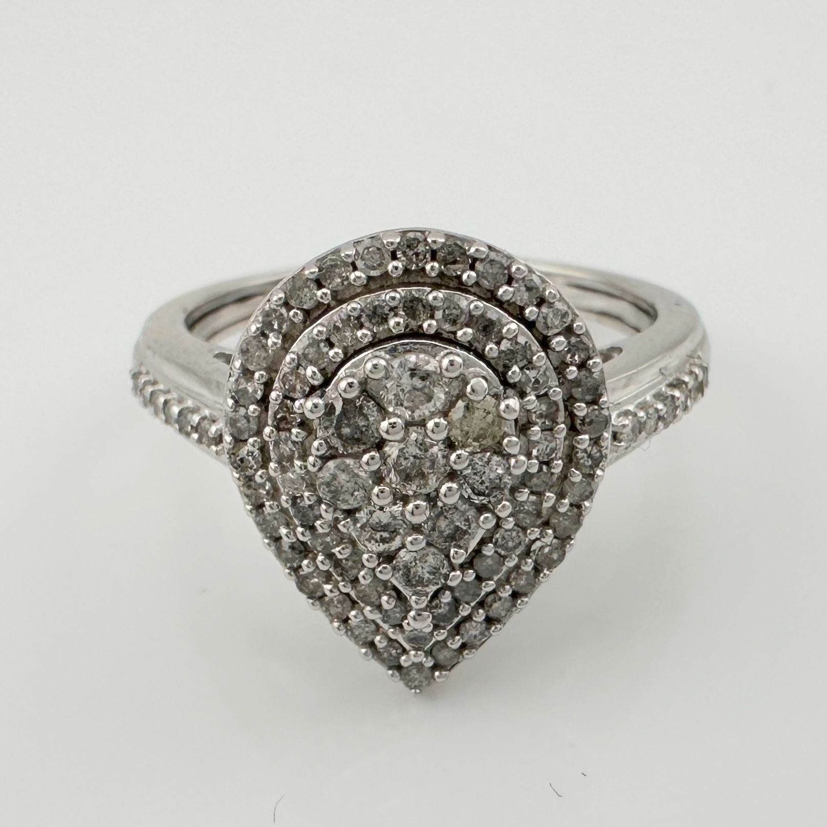 Other Elegant 1/2 Carat Pear Cut Natural Diamond Ring Size ONE SIZE - 8 Thumbnail