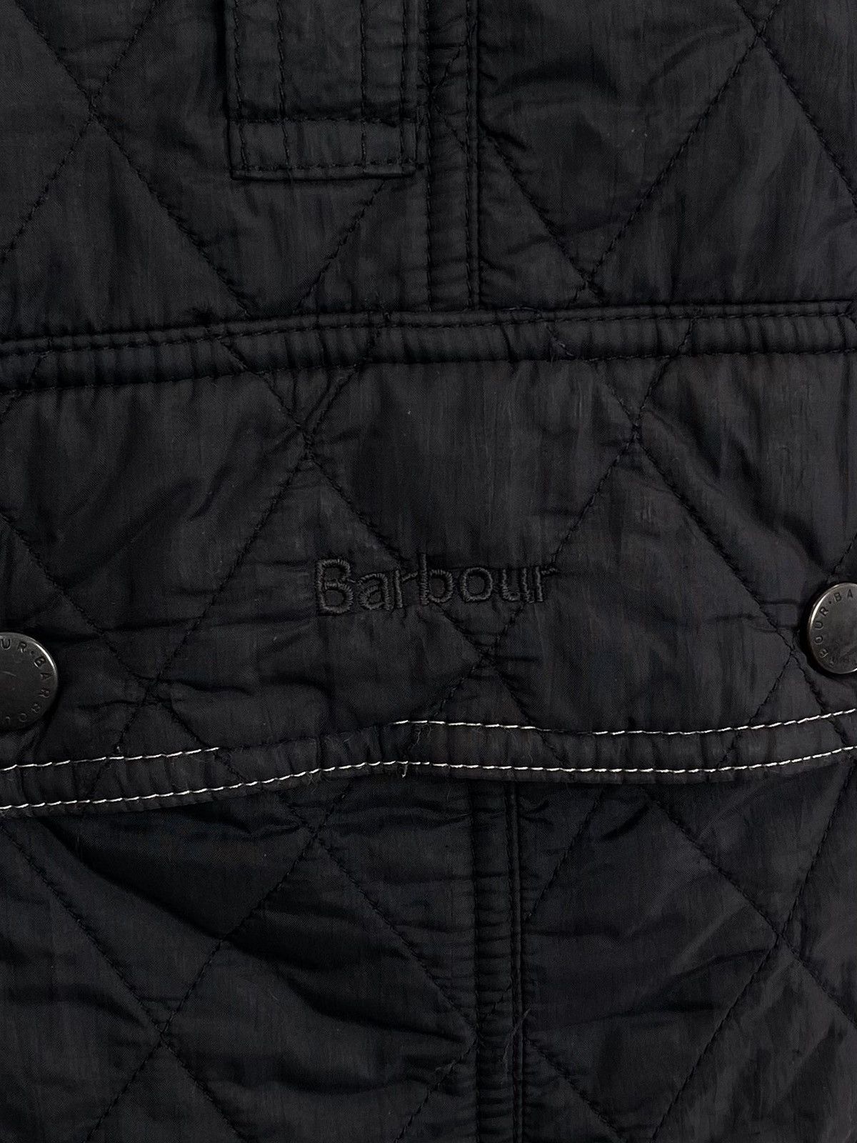 Designer Barbour Suzie Biker Quilted Jacket Long Sleeve Women’s UK14 Size L / US 10 / IT 46 - 4 Thumbnail