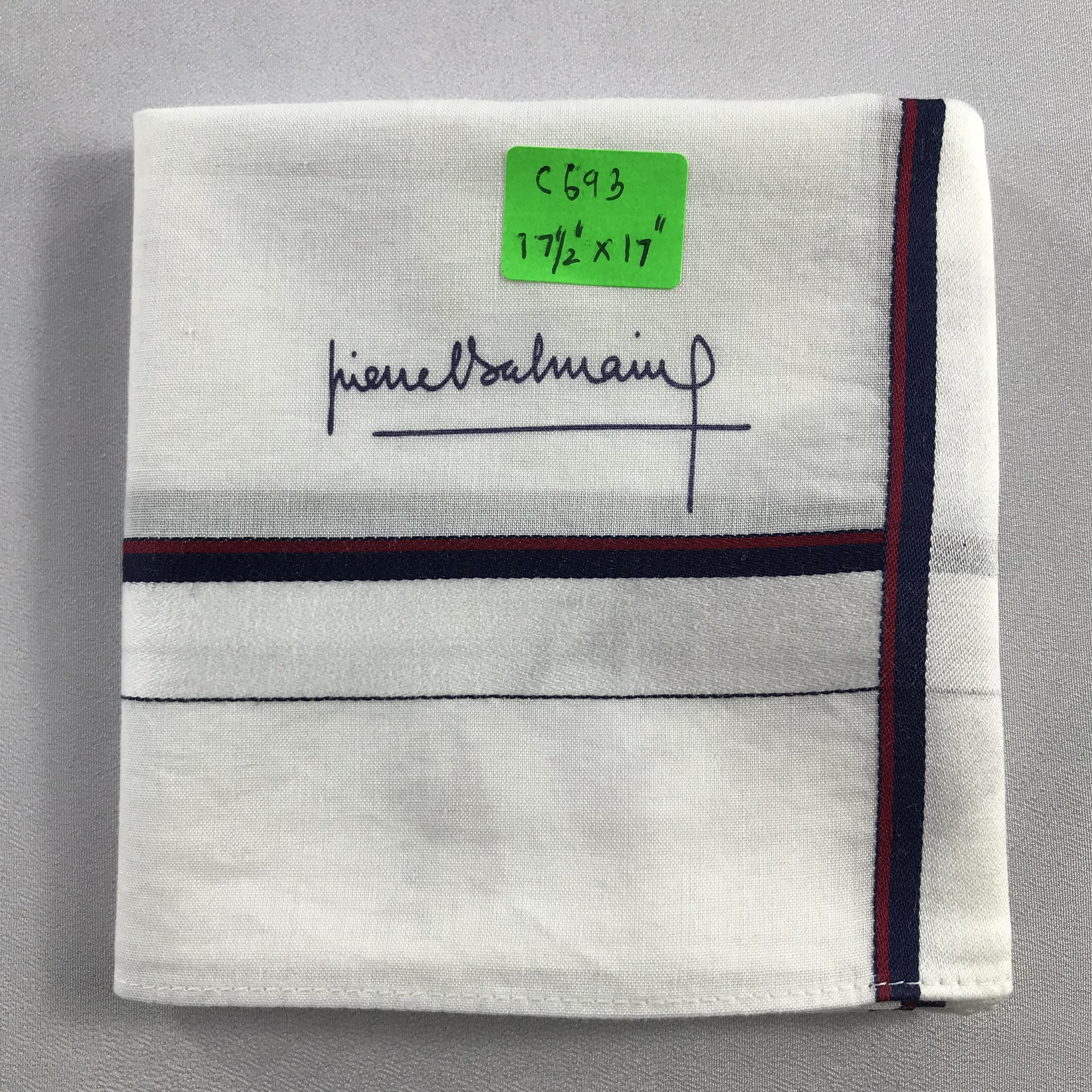 Pierre Balmain Pierre Balmain Handkerchief / Bandana / Neckerchief C693 Size ONE SIZE - 7 Thumbnail