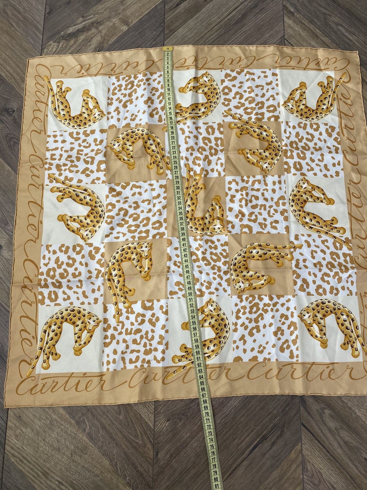 Cartier Vintage Cartier Silk Scarf Panther Size ONE SIZE - 9 Thumbnail