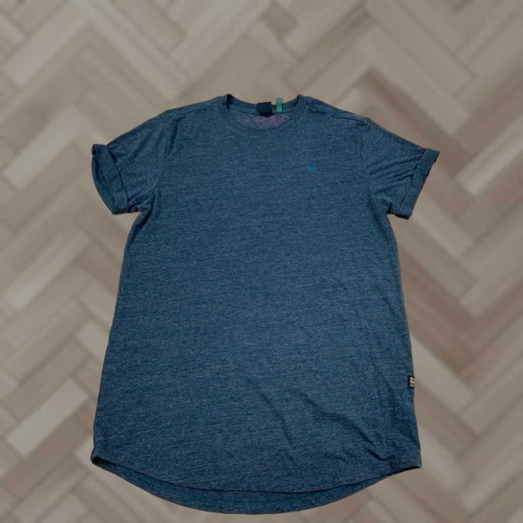 Vintage G Star Raw Graphic T Shirt Mens M Cuffed Sleeves Crew Neck #9536 Green Classic Stars Designer Regular T-Shirt Mens Size US M / EU 48-50 / 2 - 1 Thumbnail