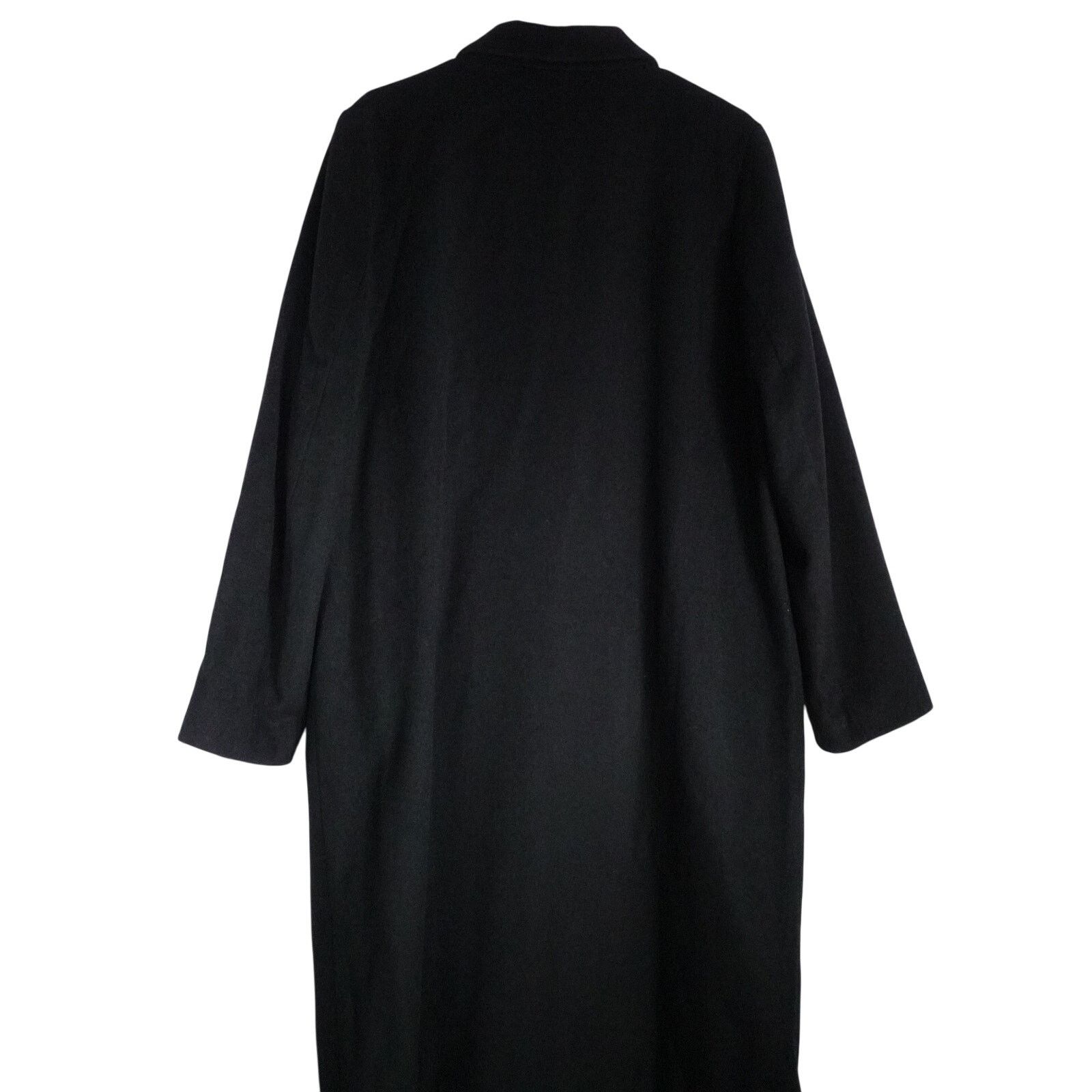 Quince Quince Black Italian Classic Single Breasted Wool Coat XL Size XL / US 12-14 / IT 48-50 - 9 Thumbnail