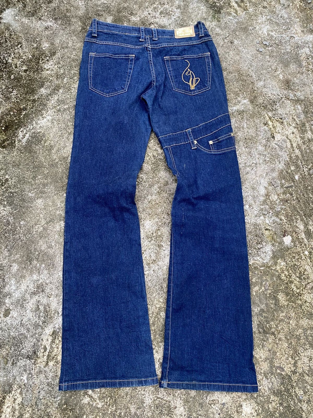 If Six Was Nine BABY PHAT FLARED JEANS Size 30" / US 8 / IT 44 - 5 Thumbnail