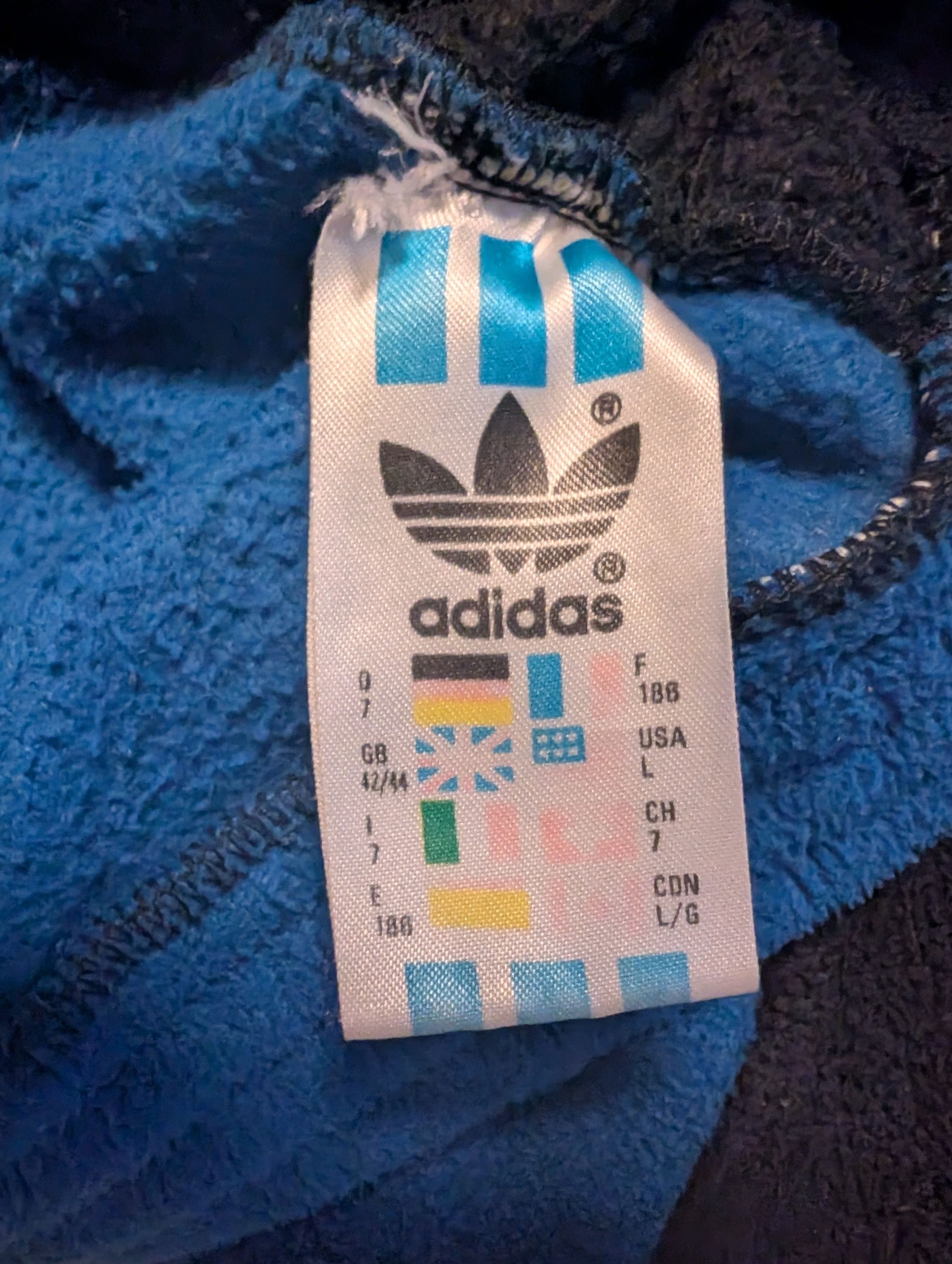 Adidas Vintage adidas D7 F186 90s Trefoil Half Zip Fleece Size US L / EU 52-54 / 3 - 7 Thumbnail