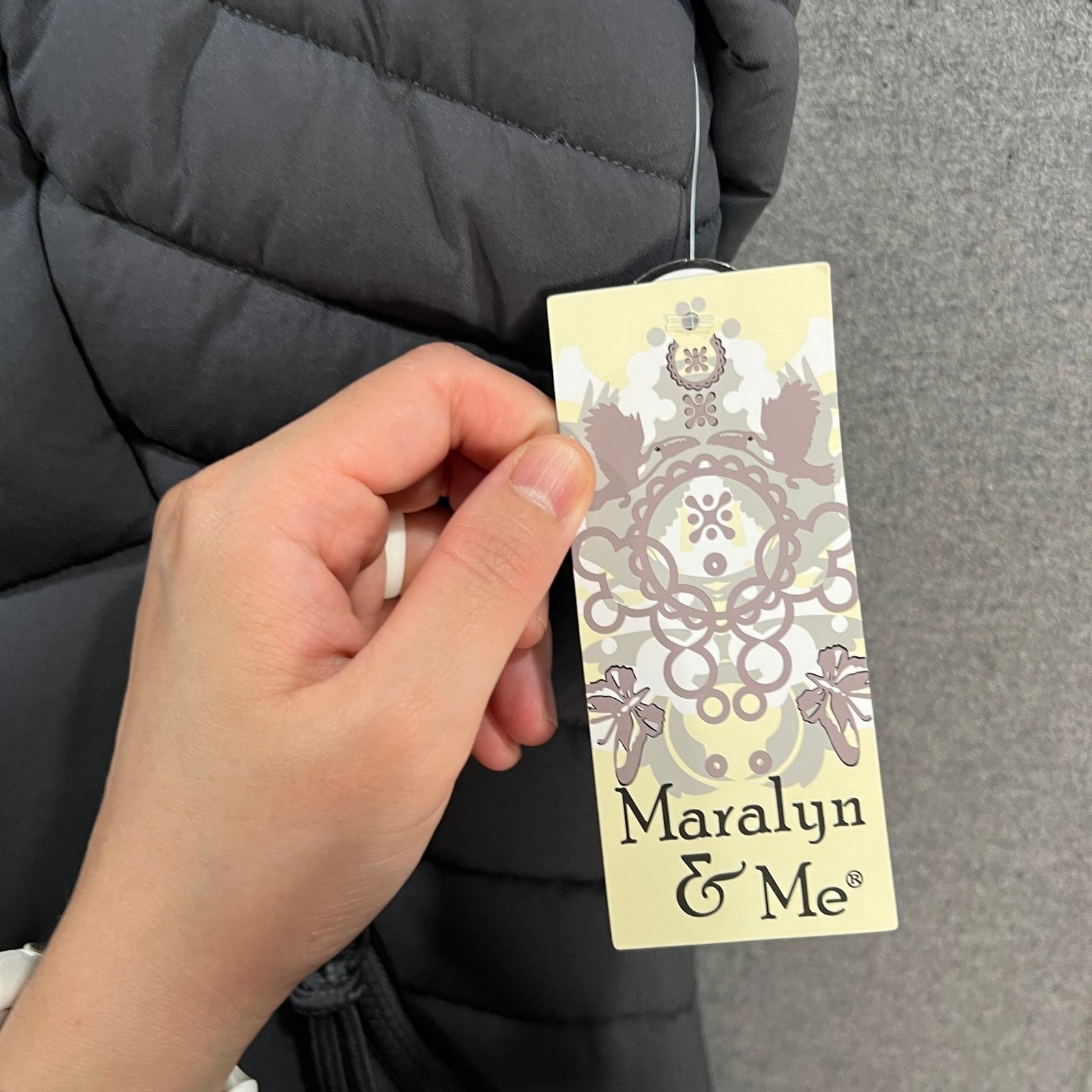 Other Maralyn & Me Women's Winter Outerwear Coat Gray Hood Size S Size S / US 4 / IT 40 - 10 Thumbnail