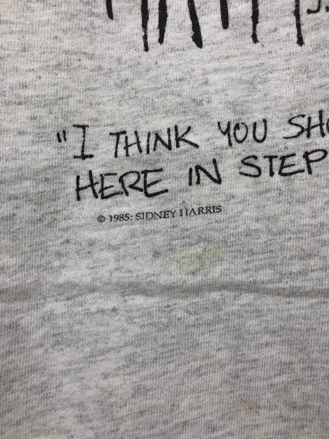 Vintage Vintage Sidney Harris shirt I think you.. wts01 Size US L / EU 52-54 / 3 - 4 Thumbnail