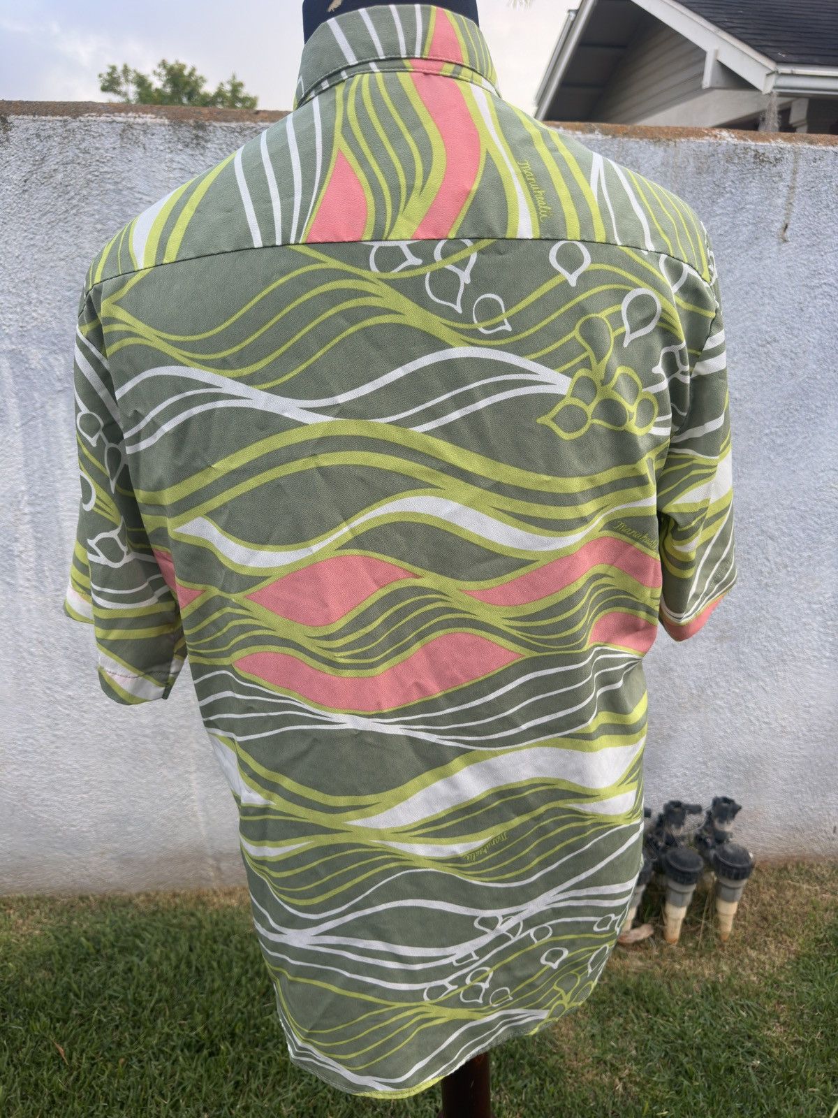 Other PreOwned Manuhealii Made In Hawaii Green Full Button Men's L Size US L / EU 52-54 / 3 - 2 Thumbnail