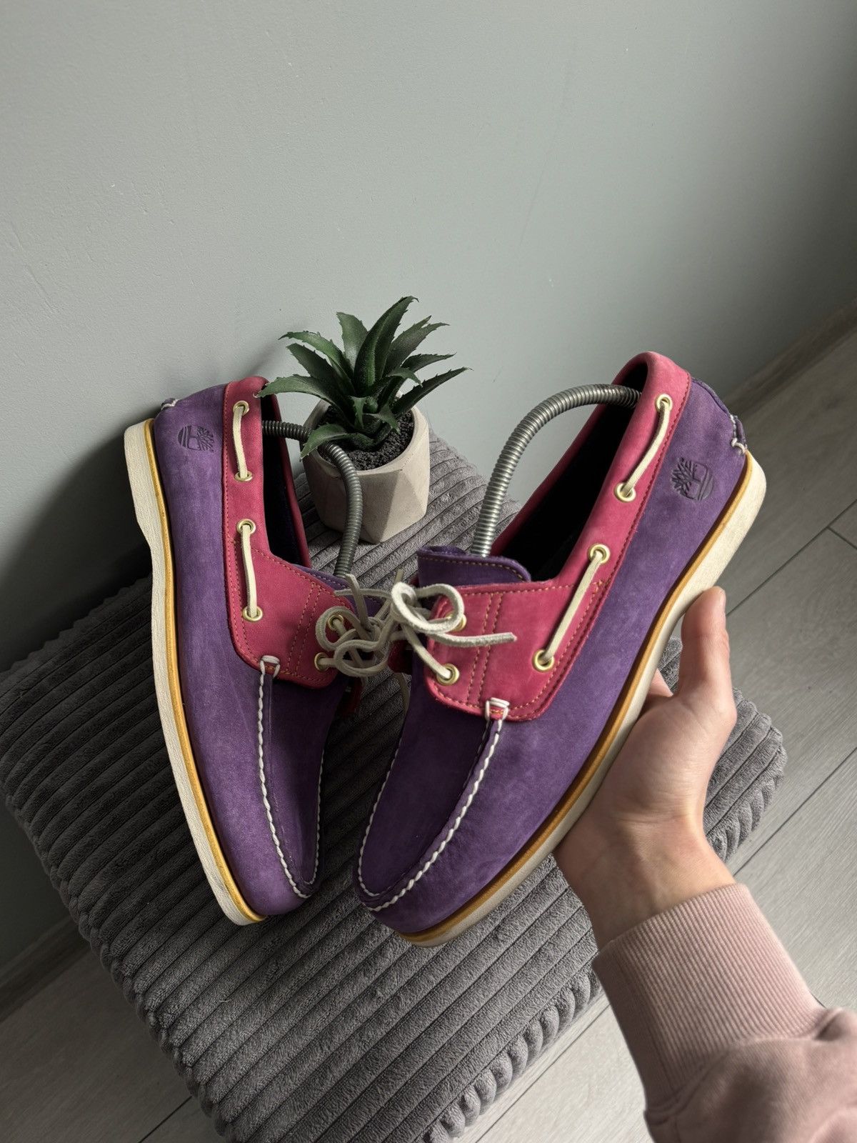 Timberland Vintage Timberland Purple/Pink Loafers Size US 10 / EU 43 - 9 Thumbnail