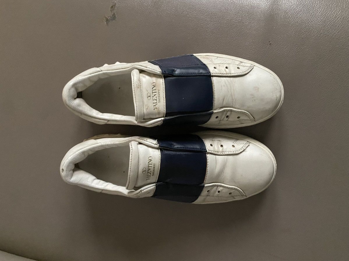 Valentino Valentino garavani no lace sneakers low leather Size US 8.5 / EU 41-42 - 12 Thumbnail