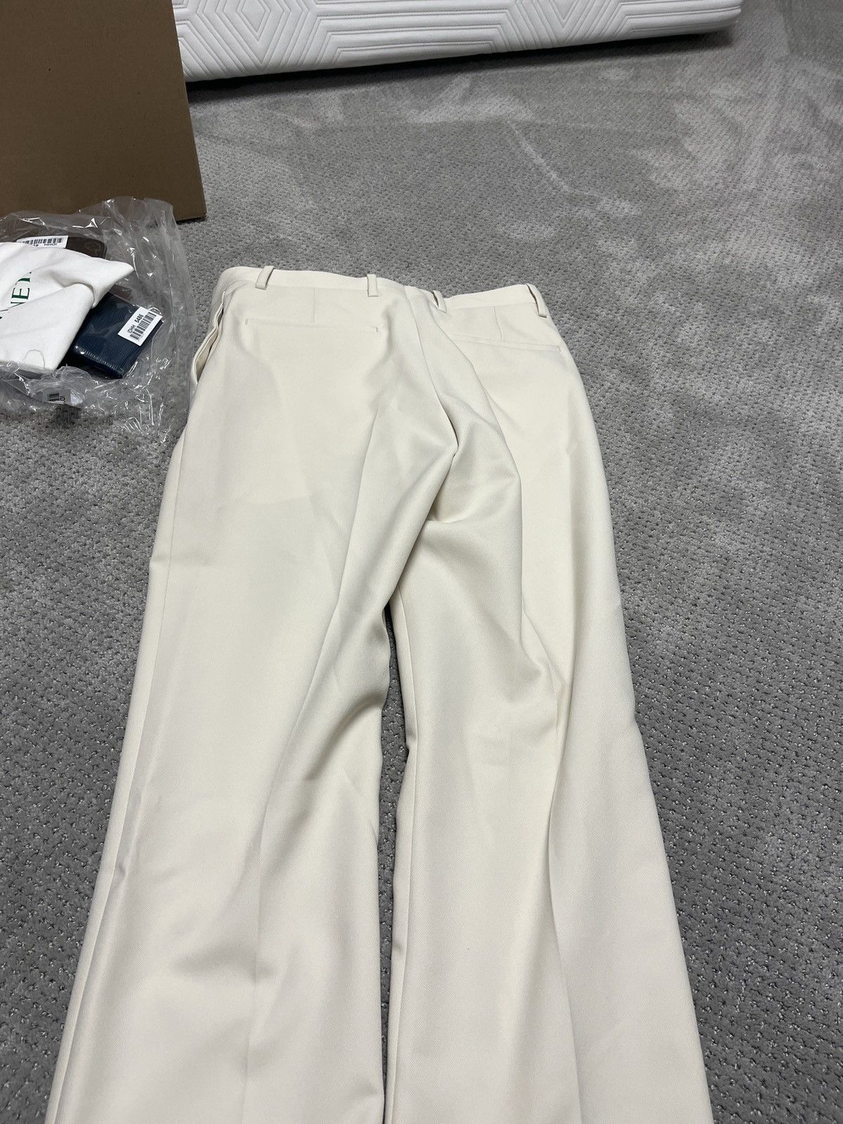 Off-White Ivory No Color Pap Drill Slim Pant Size 46L - 8 Thumbnail
