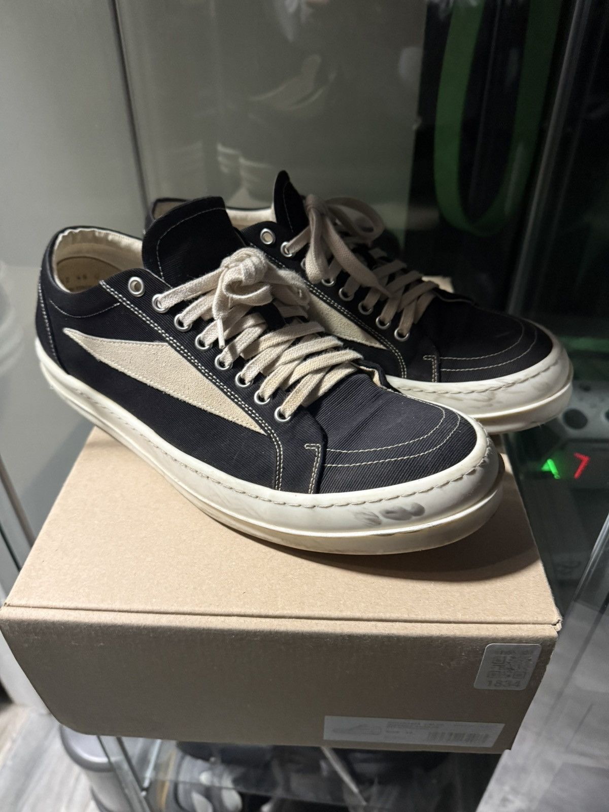 Rick Owens Rick Owens Drkshdw Vintage low top Size US 12 / EU 45 - 11 Thumbnail