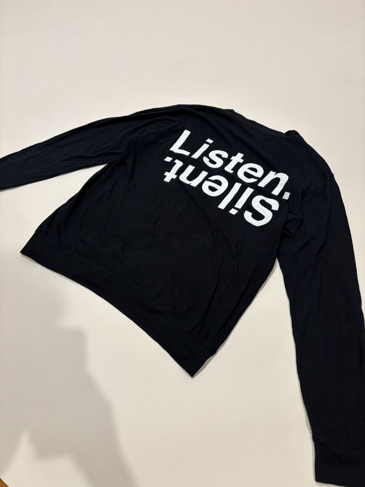 Undercover Undercover SS13 ‘Talking Heads” Listen. Silent. Cardigan Size US M / EU 48-50 / 2 - 2 Thumbnail