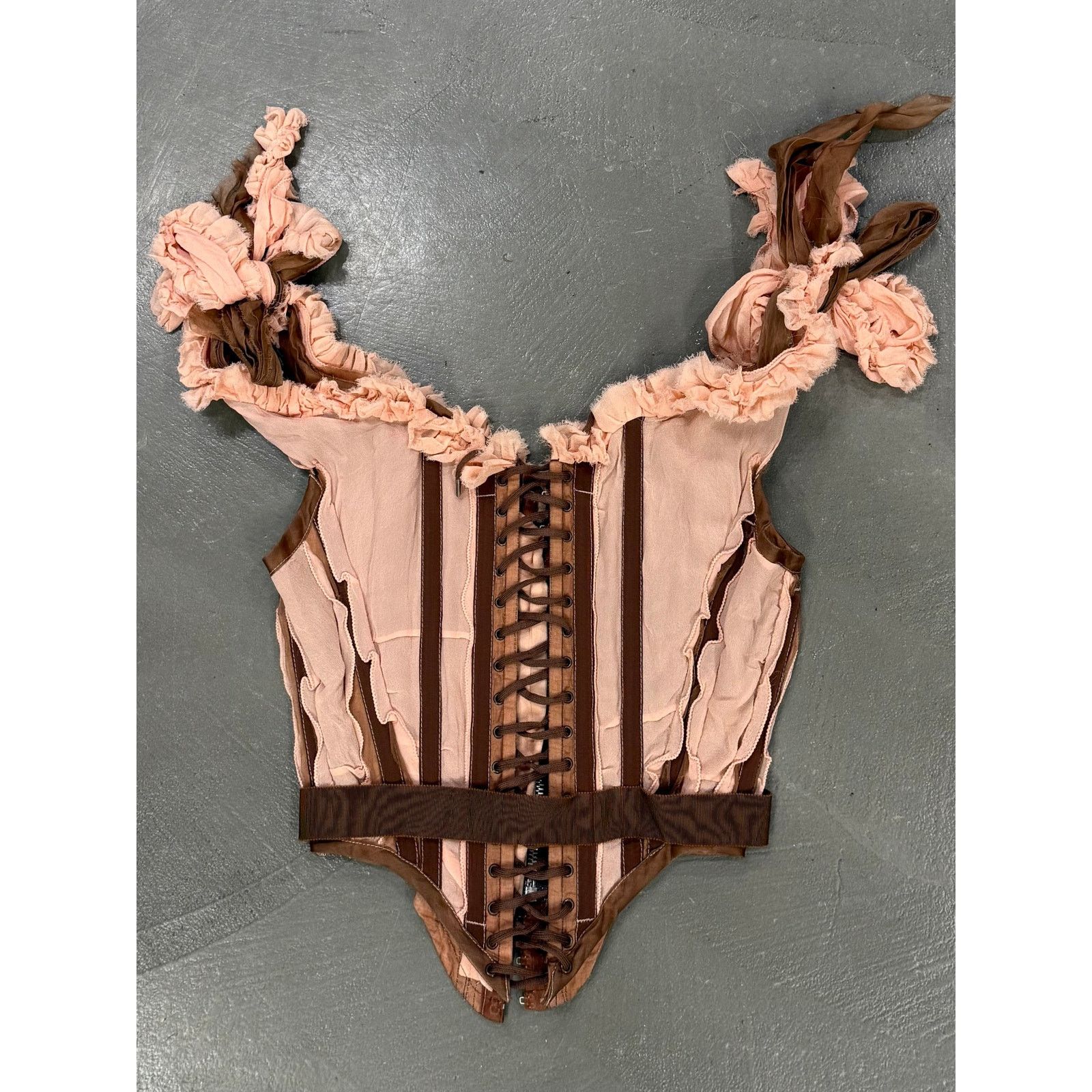 Jean Paul Gaultier S/S2005 Jean Paul Gaultier runway ruffled corset Size S / US 4 / IT 40 - 3 Thumbnail