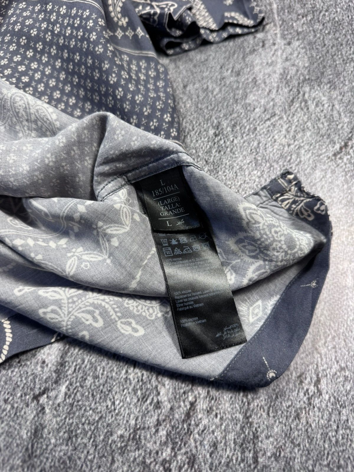 Allsaints AllSaints "Cherito" Bandana Print Shirt — Premium Viscose Size US L / EU 52-54 / 3 - 4 Thumbnail