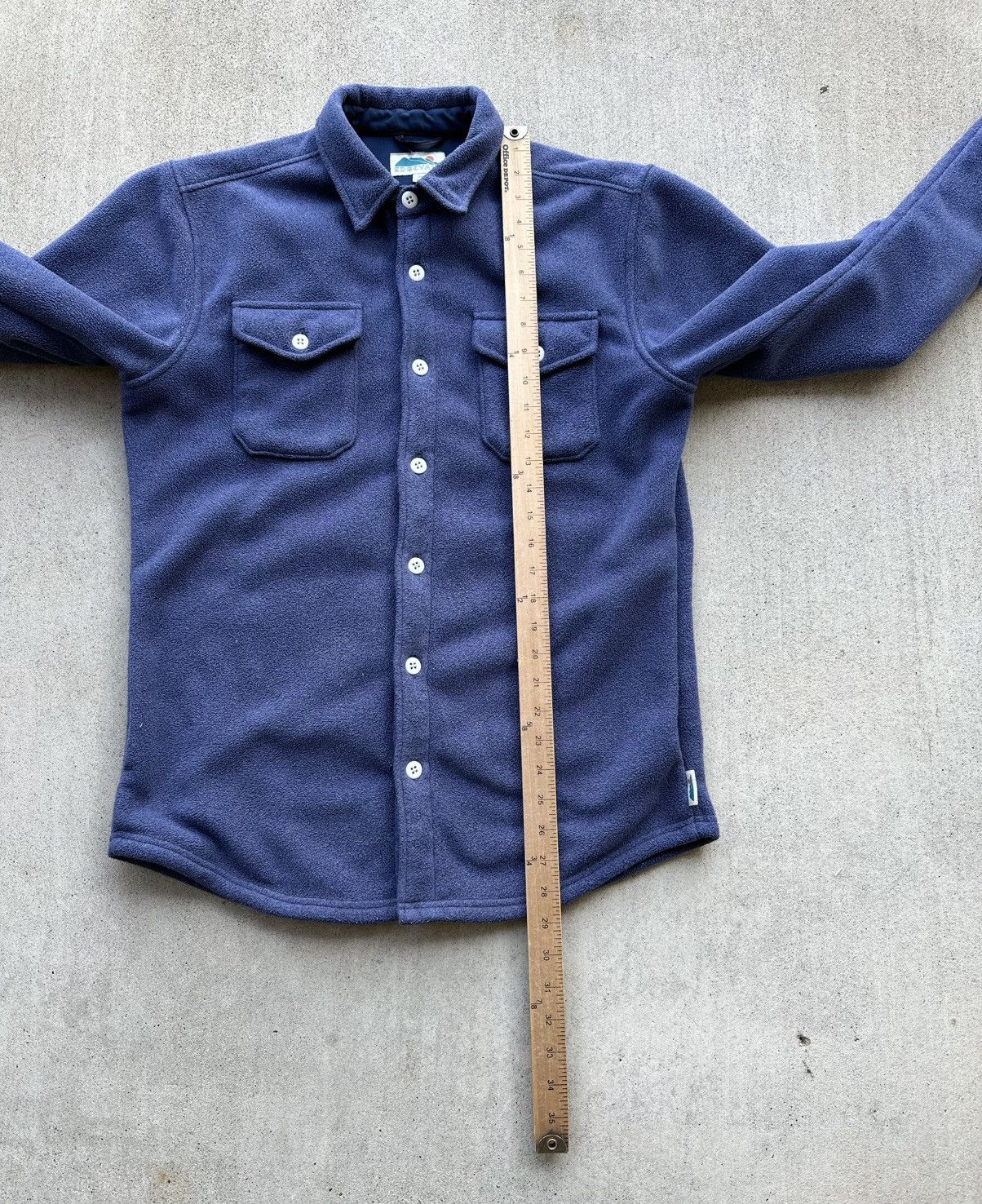 Edgevale Edgevale Fleece Jack Shirt Men Size Medium Blue Outdoor Size US M / EU 48-50 / 2 - 7 Thumbnail