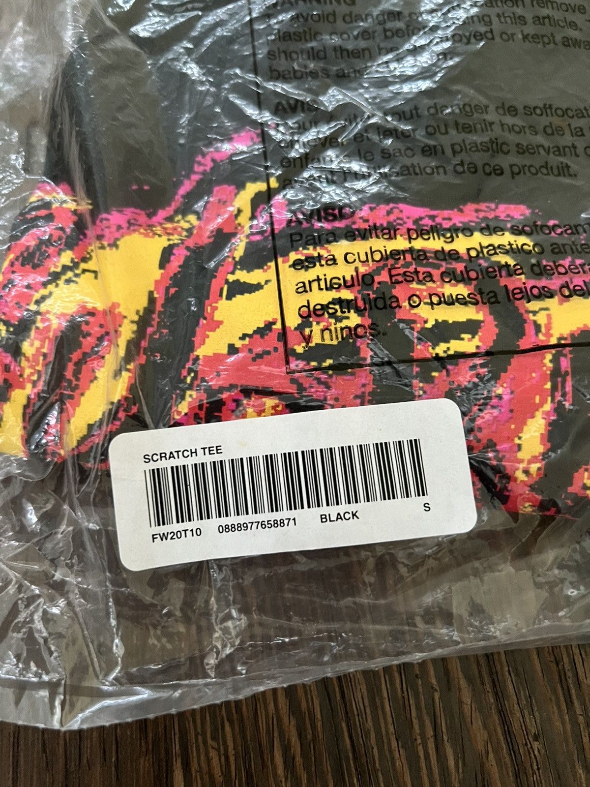 Supreme Supreme Scratch Tee Size US S / EU 44-46 / 1 - 3 Thumbnail