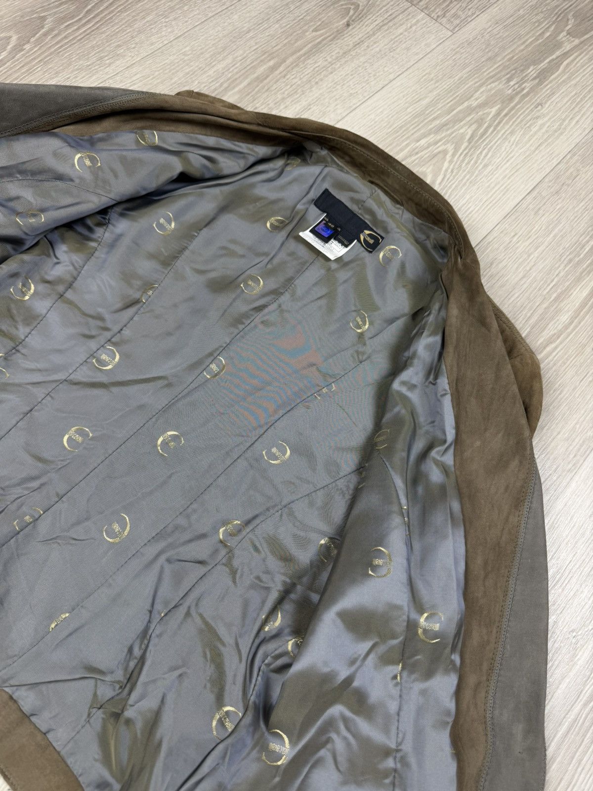 Just Cavalli Just Cavalli Vintage Women's Leather Blazer Jacket Size L / US 10 / IT 46 - 10 Thumbnail