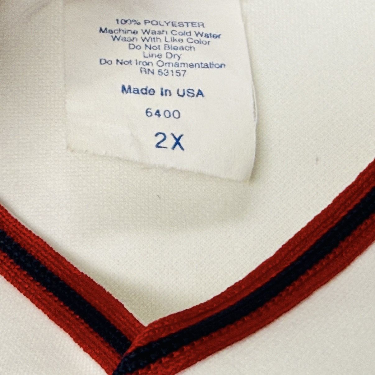 Majestic Vintage Washington NATIONALS White Jersey - 2XL Made in USA Size US XXL / EU 58 / 5 - 7 Thumbnail