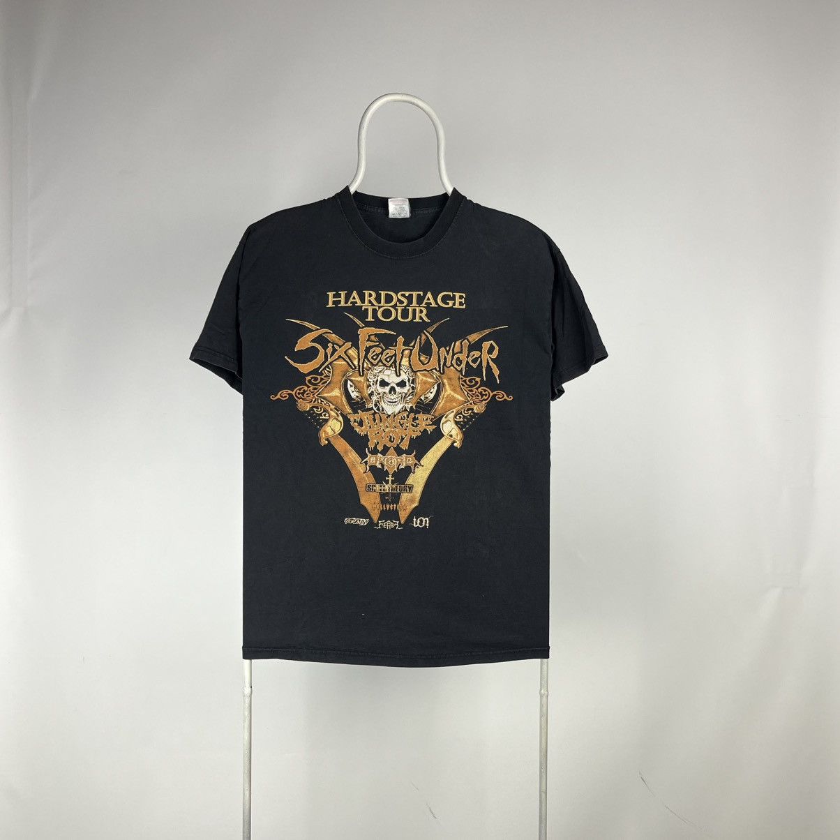 Band Tees Six feel under Tshirt hard stage tour size Medium Size US M / EU 48-50 / 2 - 1 Thumbnail