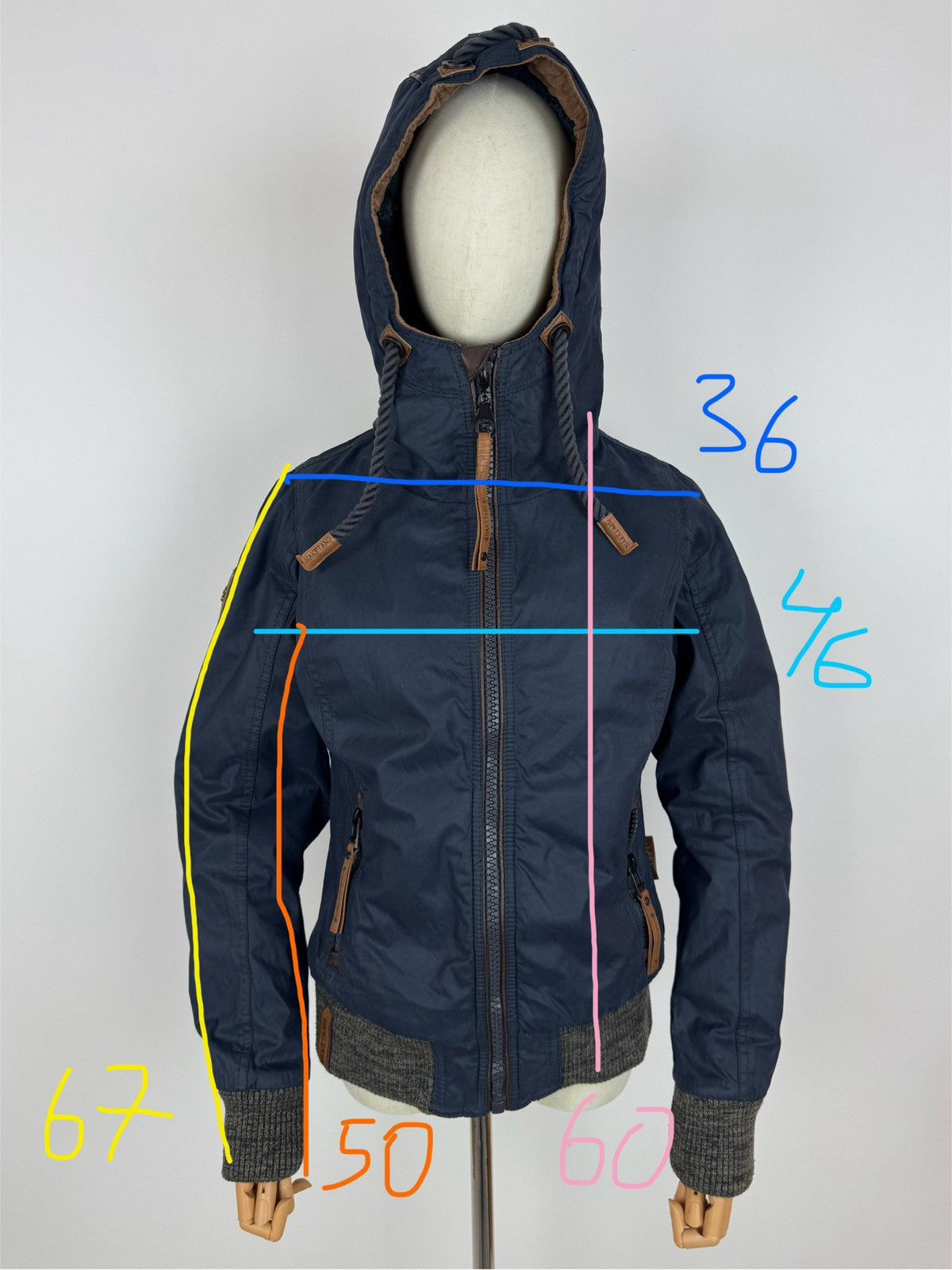 Naketano Naketano Hooded winter jacket wax cotton Women’s size S Size S / US 4 / IT 40 - 14 Thumbnail
