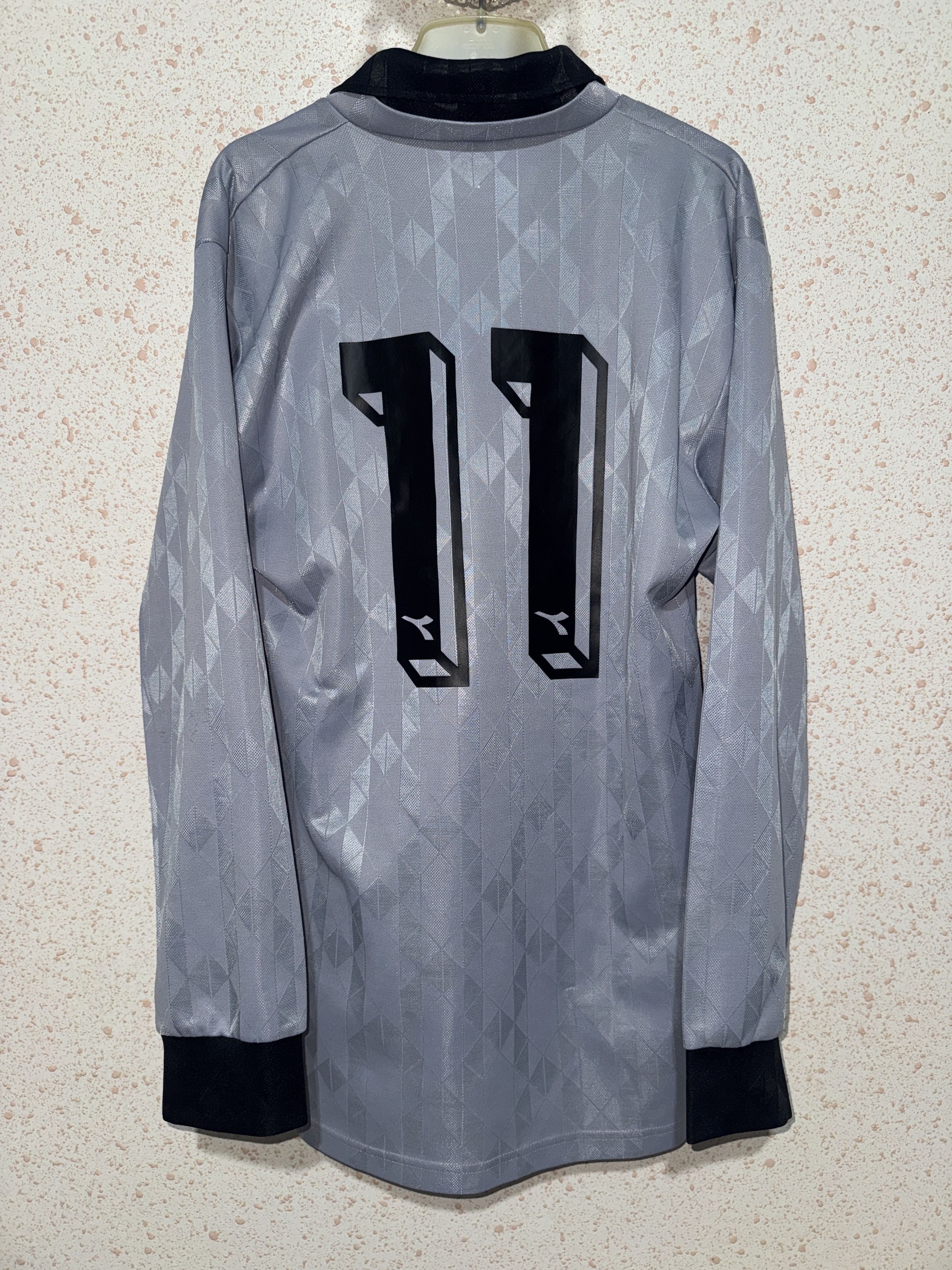 Kappa × Vintage US Alessandria 1994/95 Player Issue Home Diadora Shirt #11 Size US XL / EU 56 / 4 - 2 Thumbnail