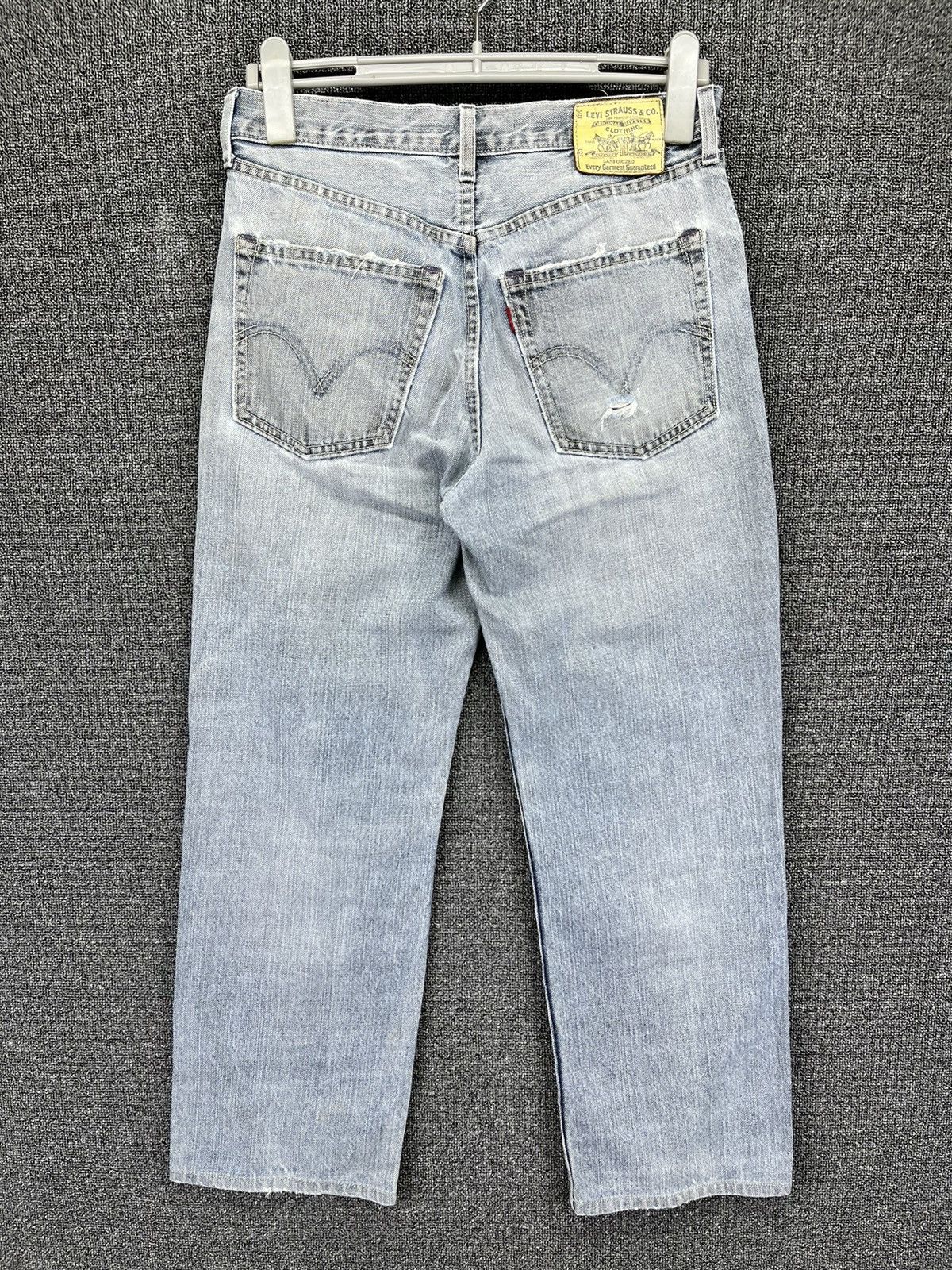 Levi's Vintage 90s Levi's Trashed Jeans Denim Pants Size US 31 - 4 Thumbnail