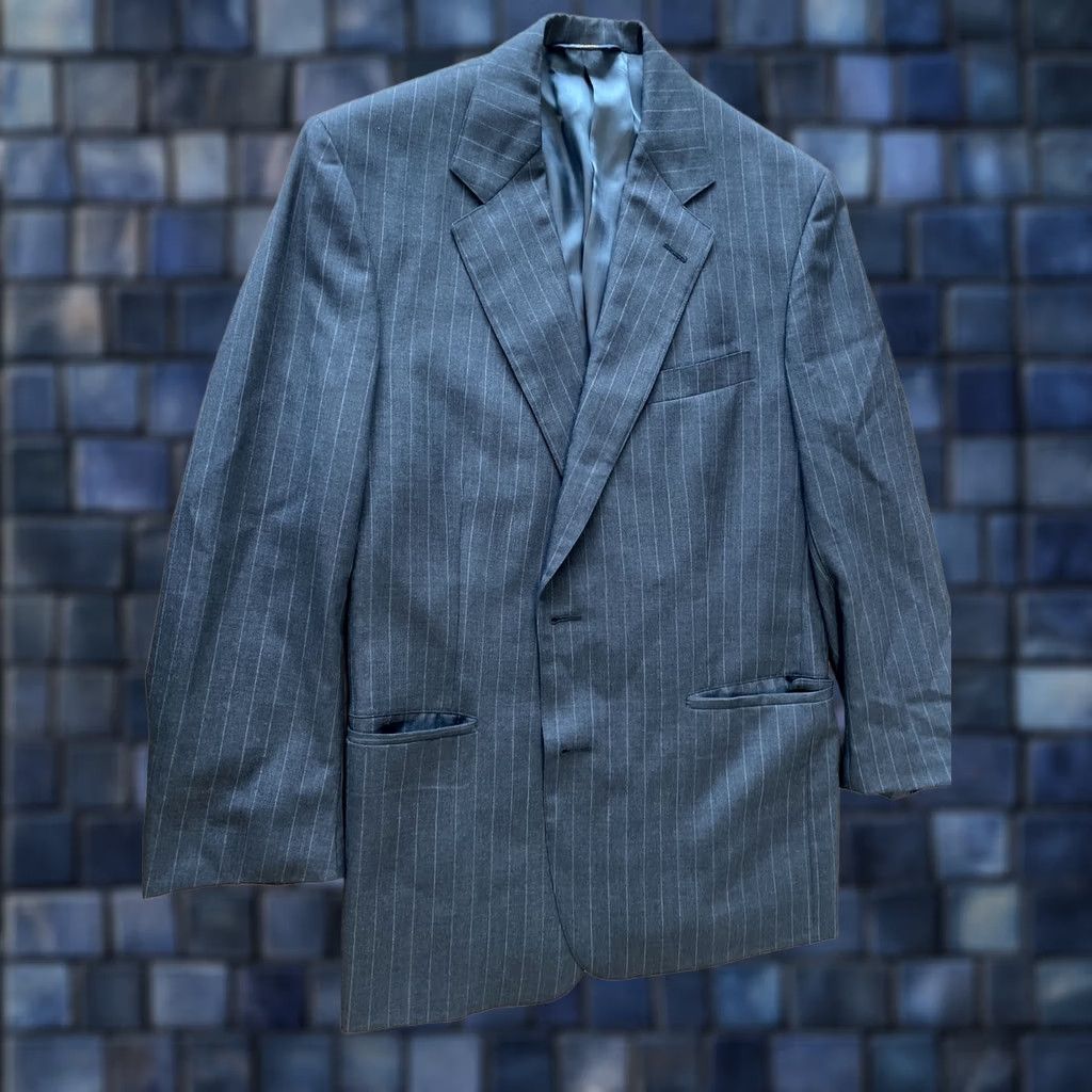 Brooks Brothers VINTAGE Brooks Brothers Makers Brooksease Blazer Jacket 100% Wool Blue Size 41 USA Classic Size 42R - 1 Thumbnail