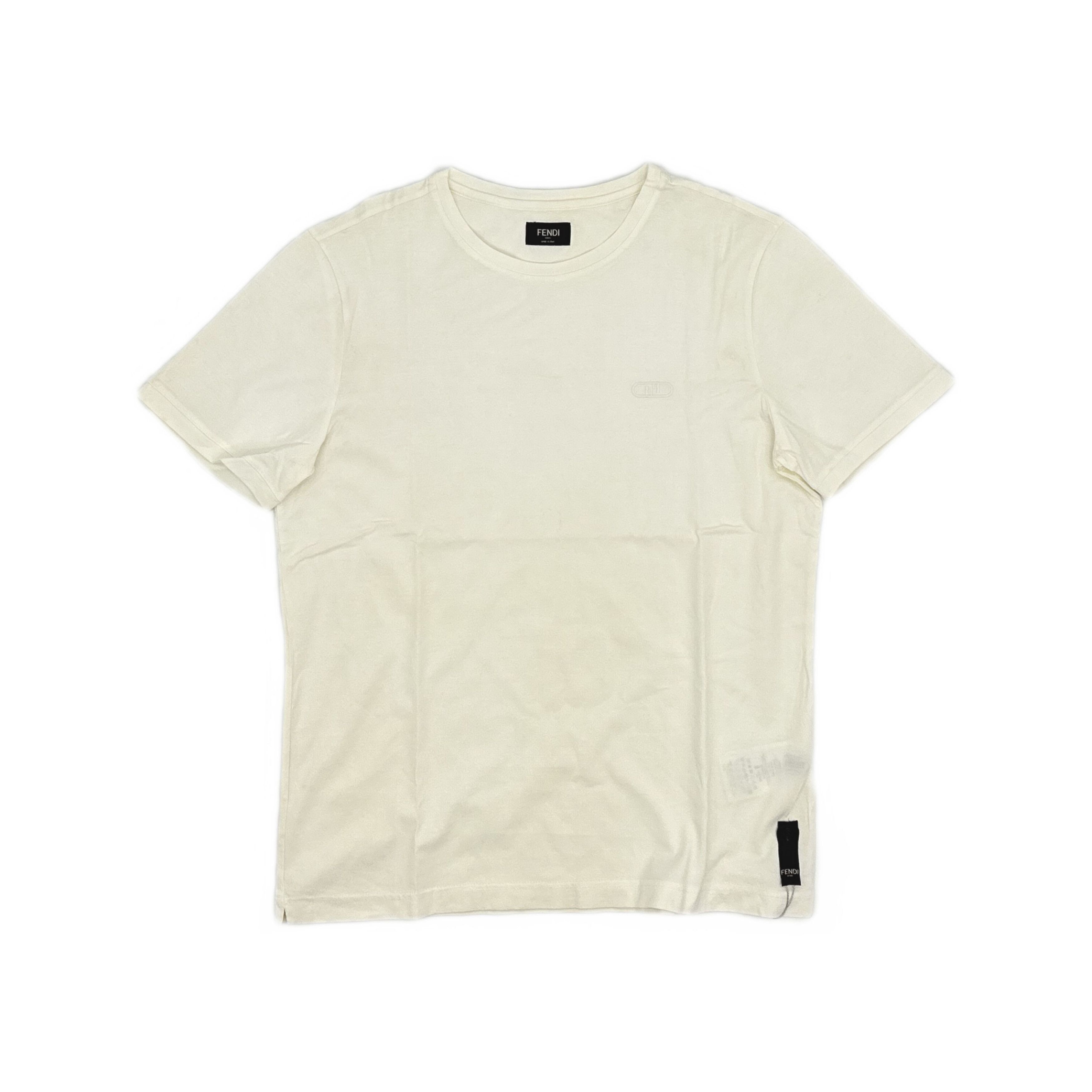 Fendi Fendi Logo Embroidery T-Shirt US L Size US L / EU 52-54 / 3 - 1 Thumbnail