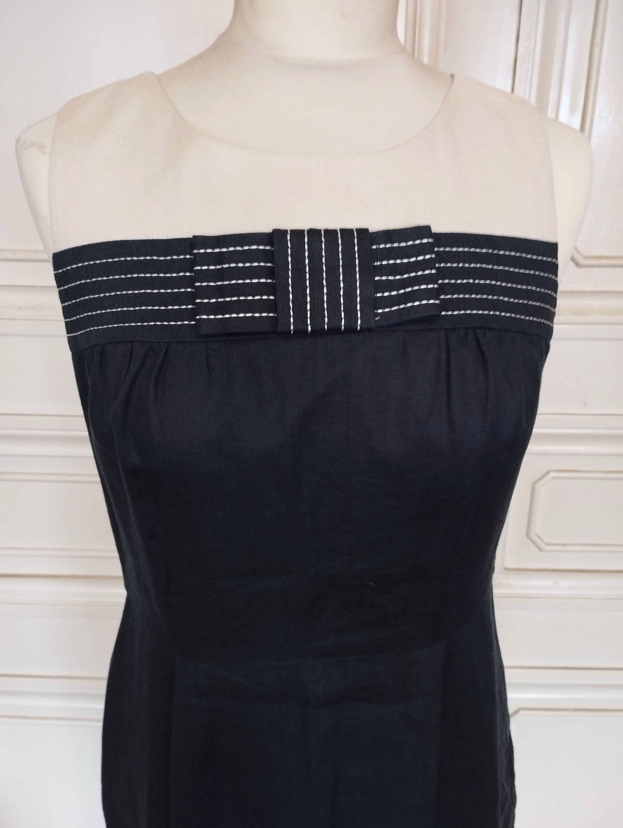 Designer René Derhy Robe Lin Fatalite Soirée Casual T XS Size XS / US 0-2 / IT 36-38 - 6 Thumbnail