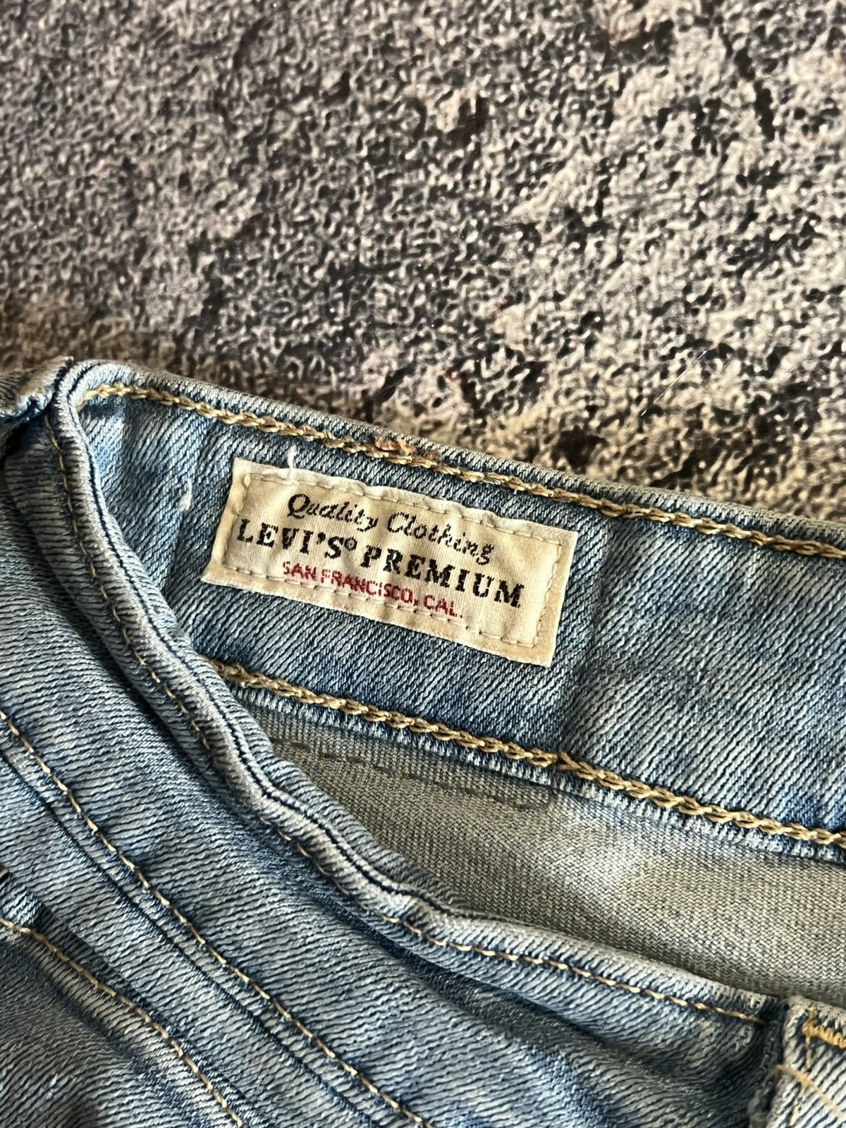 Vintage RARE Flared Vintage Levis / Y2K Light Glamour Style 90s Size US 30 / EU 46 - 8 Thumbnail