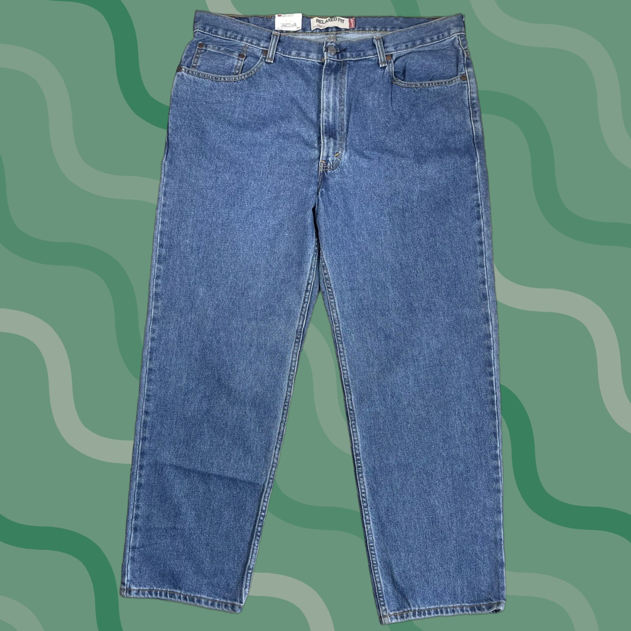 Levi's LEVI'S VINTAGE 550 Relaxed Fit Jeans Straight Leg Adult 40x30 Blue Denim Size US 40 / EU 56 - 1 Thumbnail