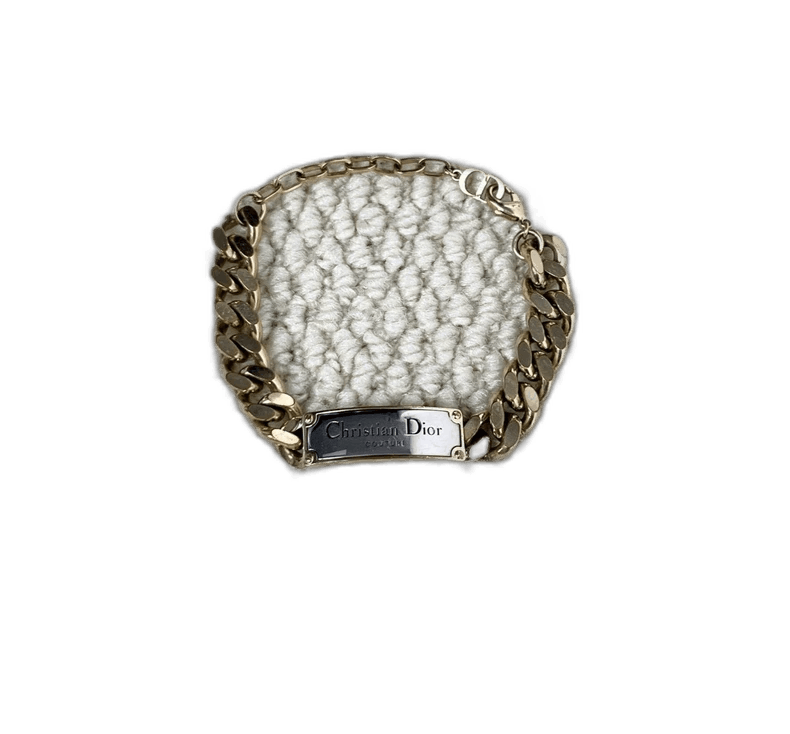 Dior Dior Gold Logo Bracelet One Size-yf Size ONE SIZE - 1 Thumbnail