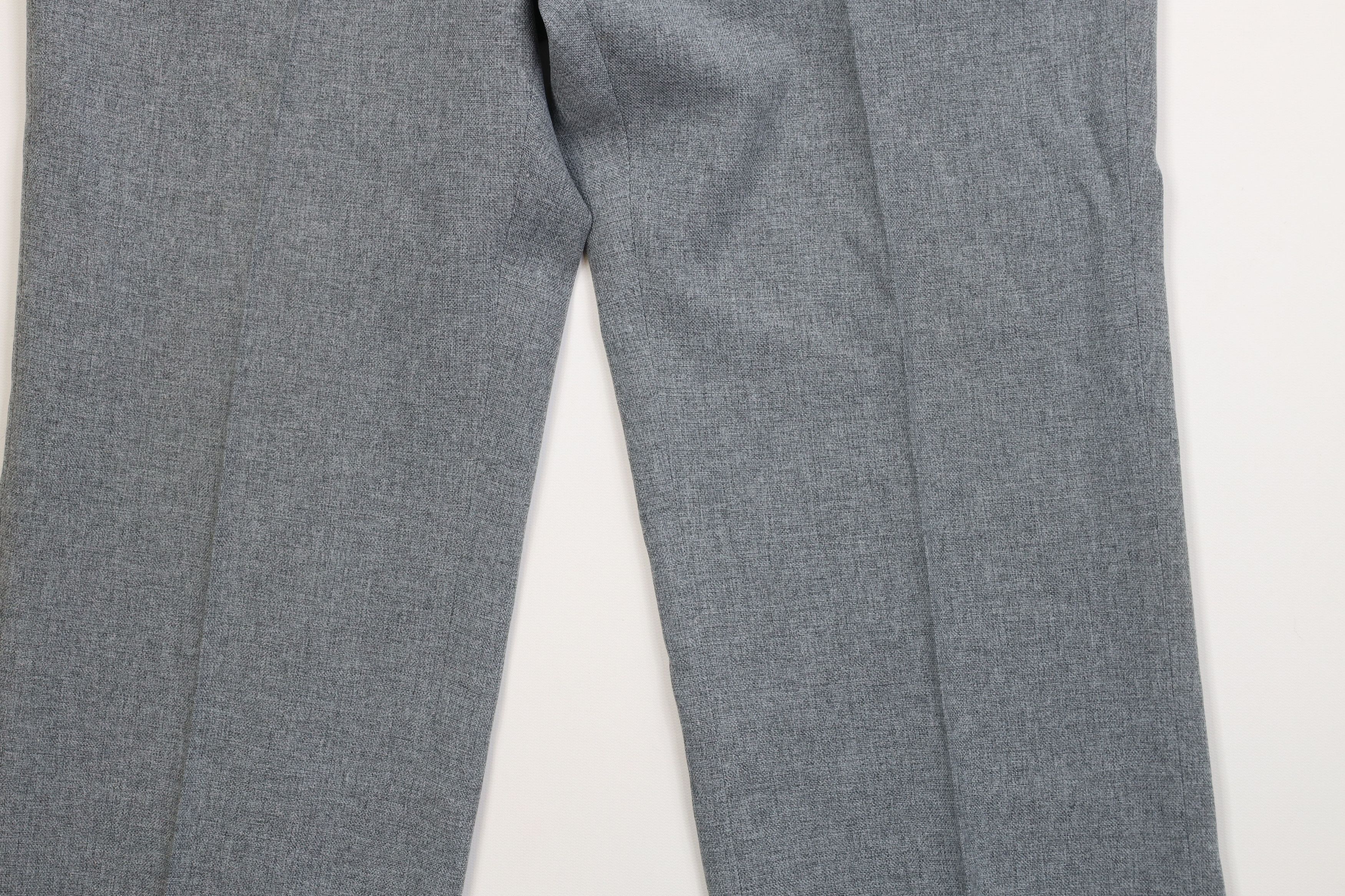 Levi's Vintage 70s Levis Wide Leg Chino Pants Trousers Gray USA Size US 36 / EU 52 - 4 Thumbnail