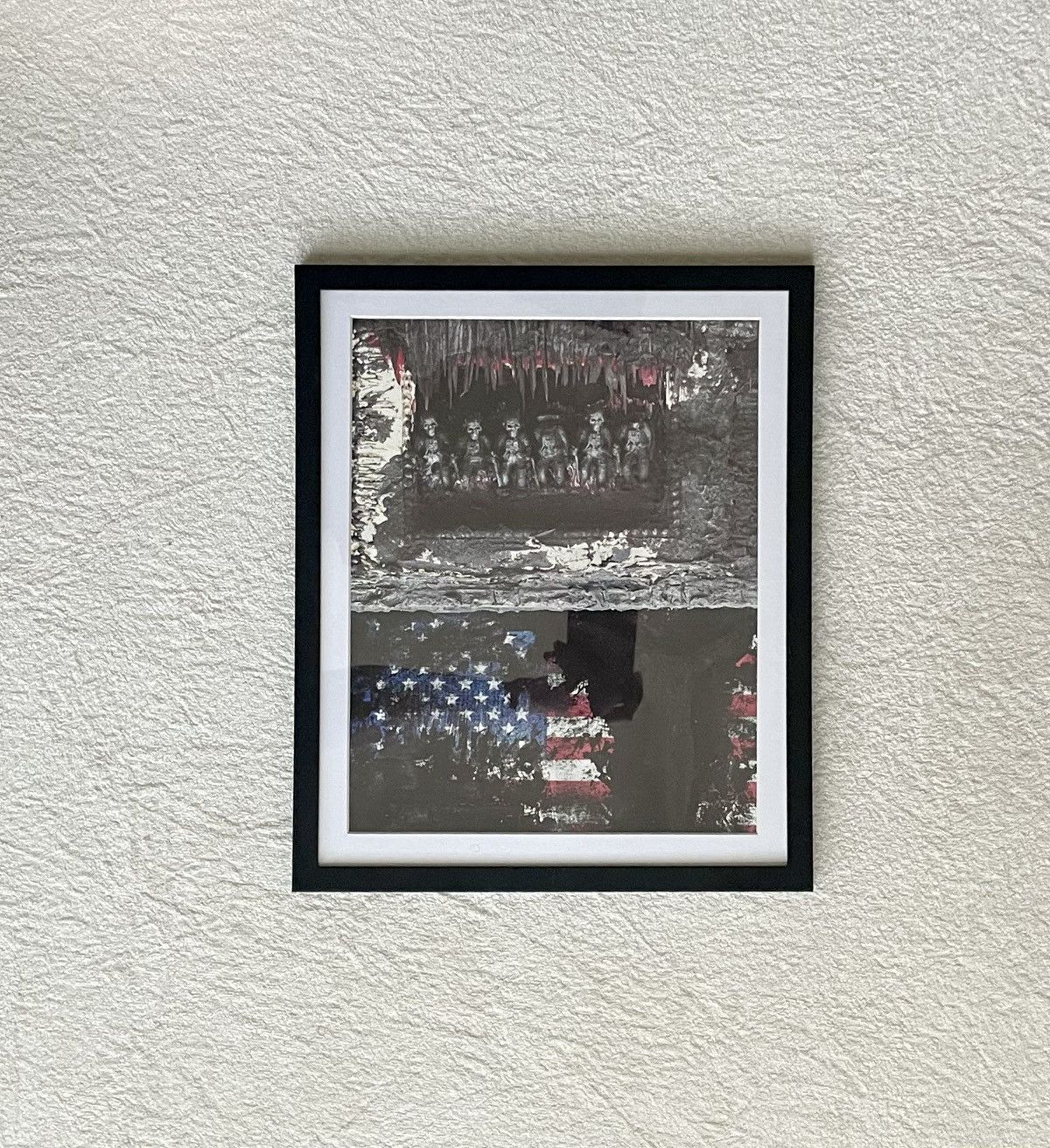 Chrome Hearts American flag 9x11 Framed poster