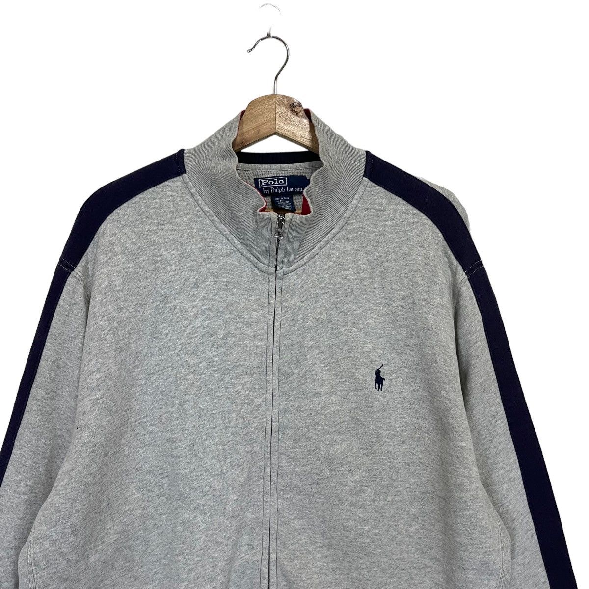 Polo Ralph Lauren Vintage 90s Polo Ralph Lauren Small Logo Zipper Sweater Size US XL / EU 56 / 4 - 4 Thumbnail