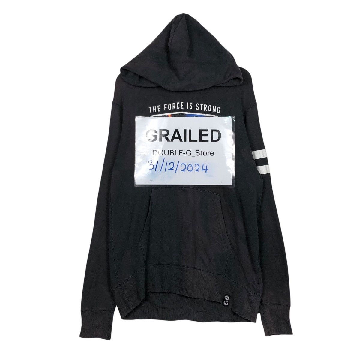 Japanese Brand × Vintage 📌Vintage Hoodie Sweatshirt Star Wars Big Logo Size US L / EU 52-54 / 3 - 1 Thumbnail
