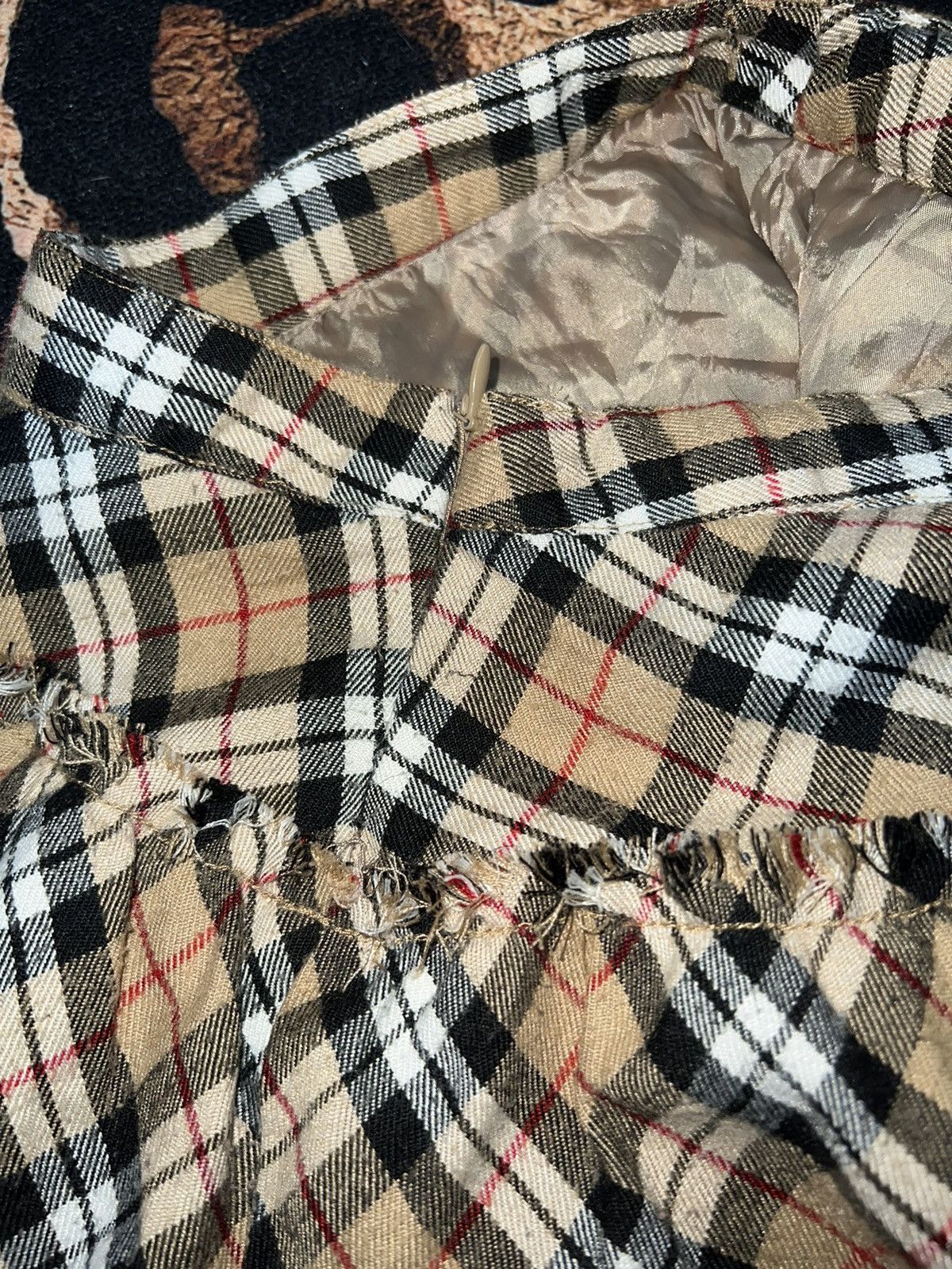 Burberry Japanese tartan layered skirt 🎀💖 Size 26" / US 2 / IT 38 - 5 Thumbnail