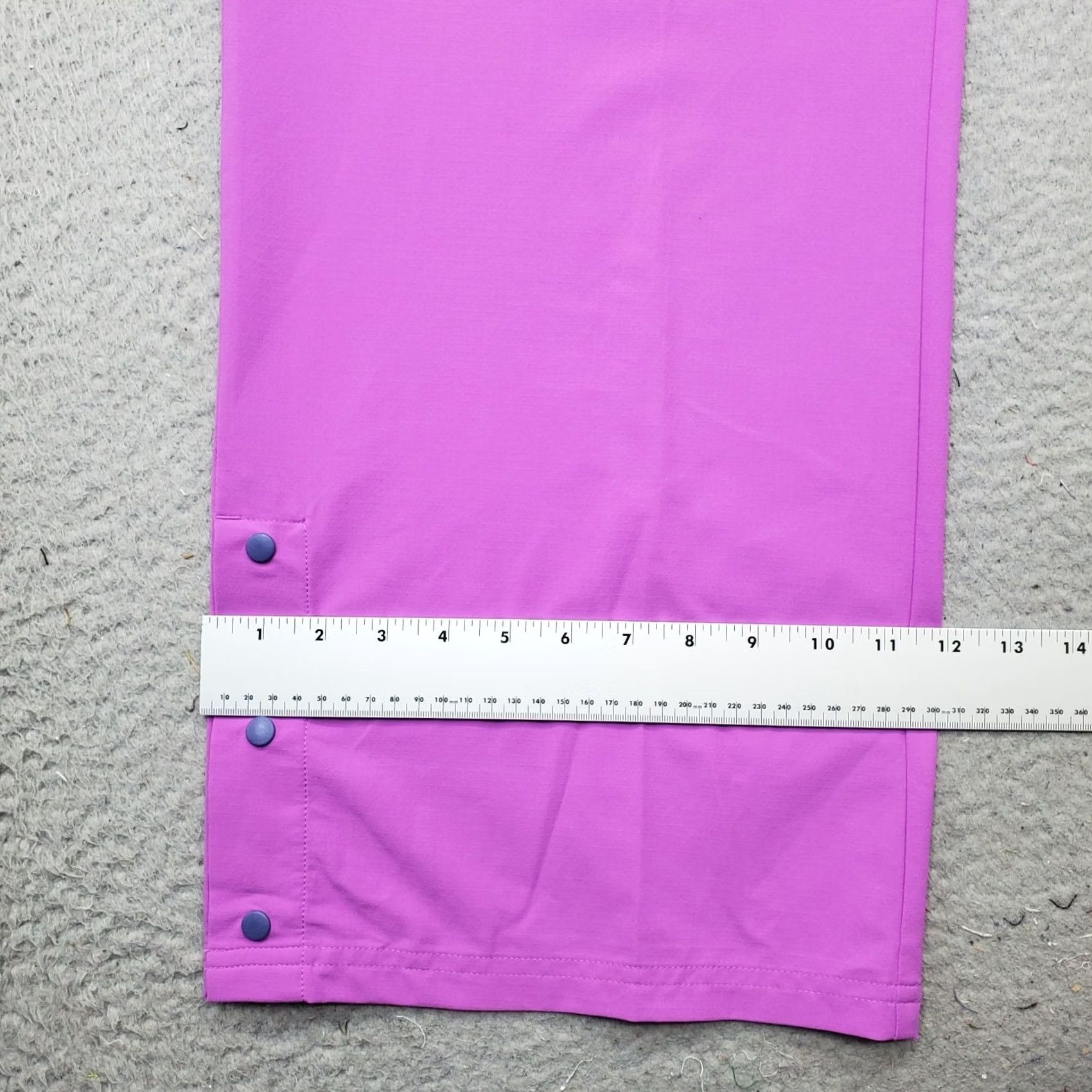 Puma Puma Essential Ripstop Woven Straight Pants Womens L Purple Elastic Waist, Pockets, Breathable, Athletic Fit, Jogger, Casual Travel, 100% Polyester Size 24" / US 00 / IT 34 - 3 Thumbnail