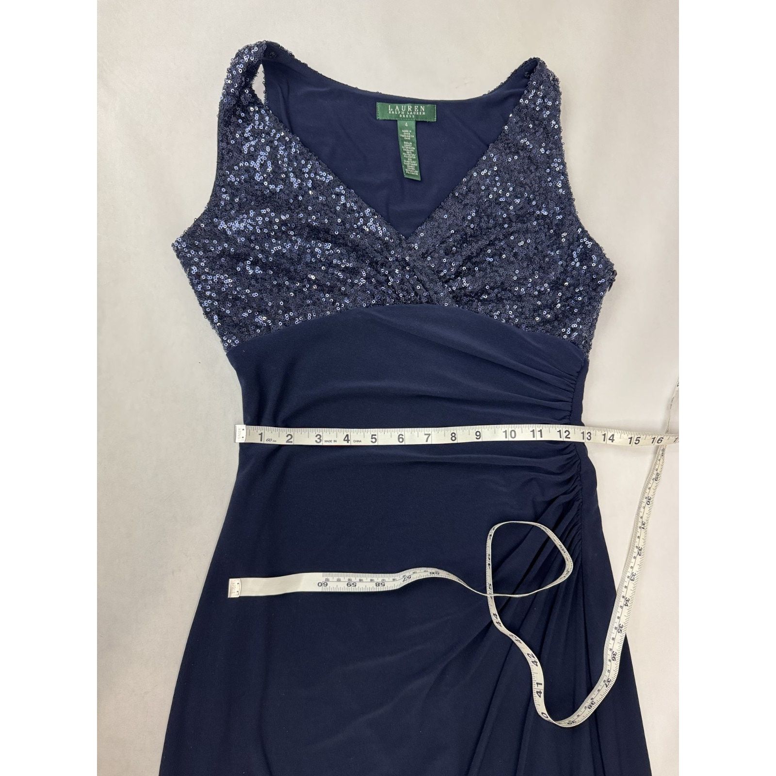 Lauren Ralph Lauren Vintage Lauren Ralph Lauren Dress Navy Cocktail Sheath 4 Size S / US 4 / IT 40 - 6 Thumbnail