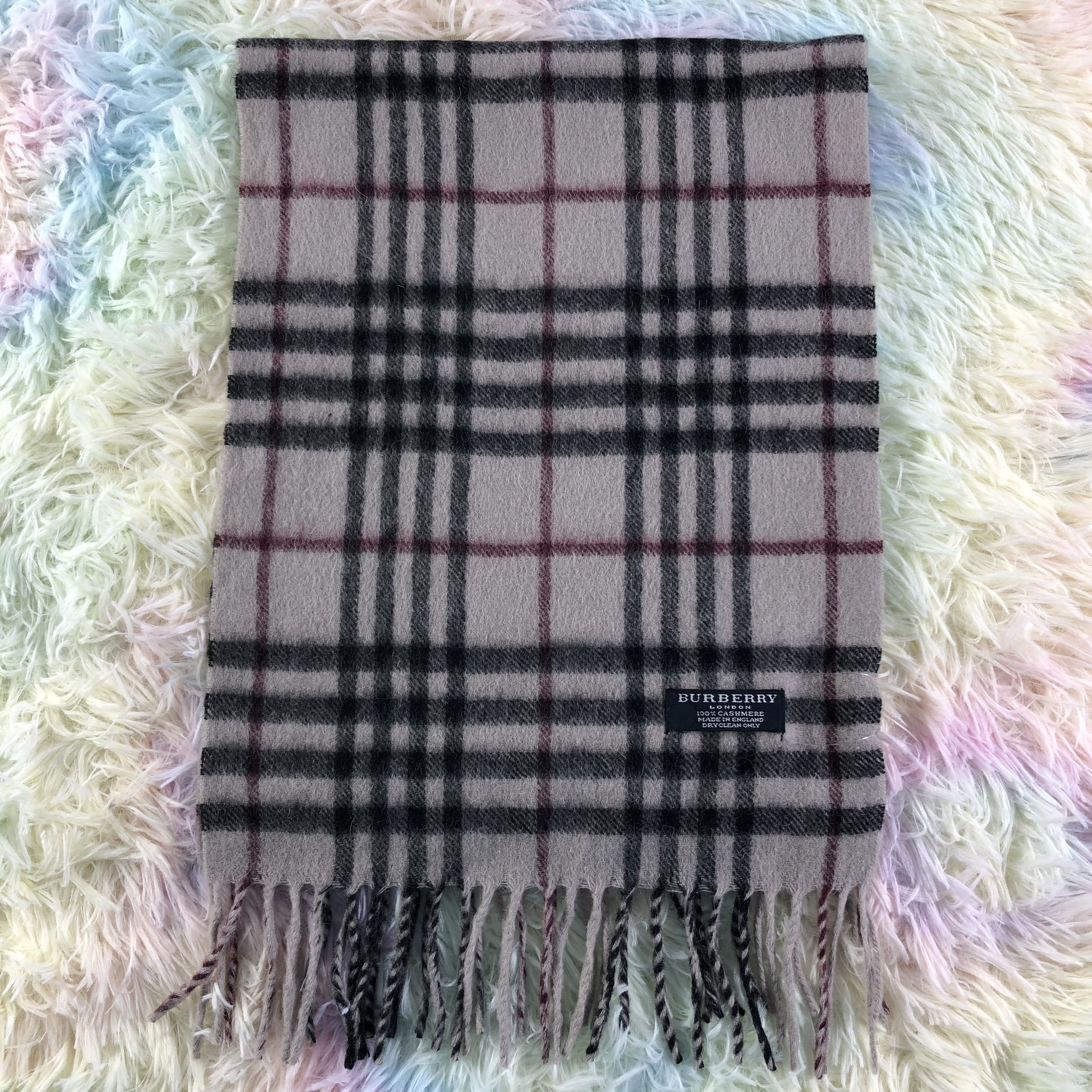 Burberry × Vintage Burberry Scarf / Muffler / Neckwear - KM405 Size ONE SIZE - 2 Thumbnail