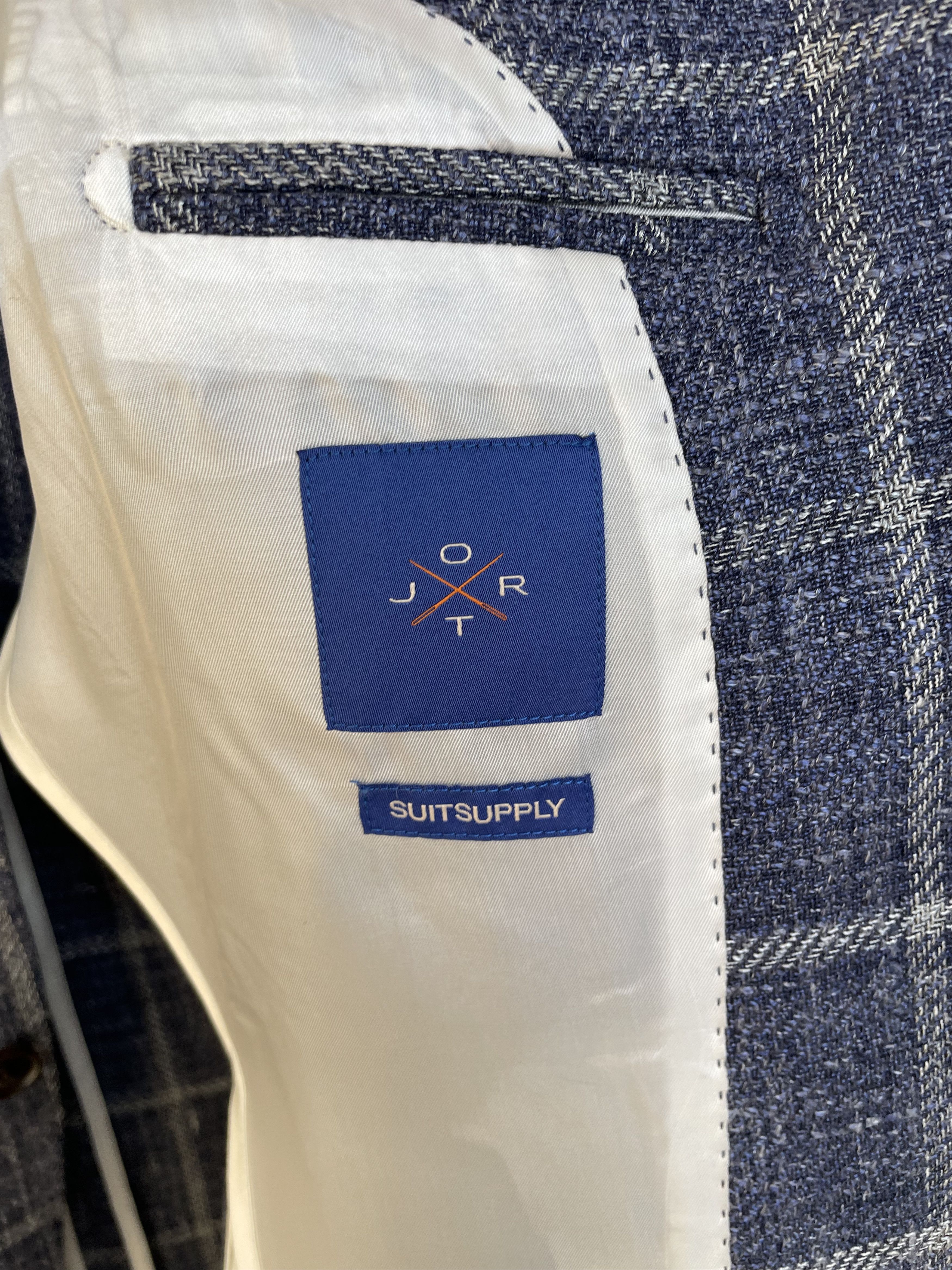 Suitsupply NWOT Suitsupply Jort blue windowpane jacket, 38R Size 38R - 6 Thumbnail