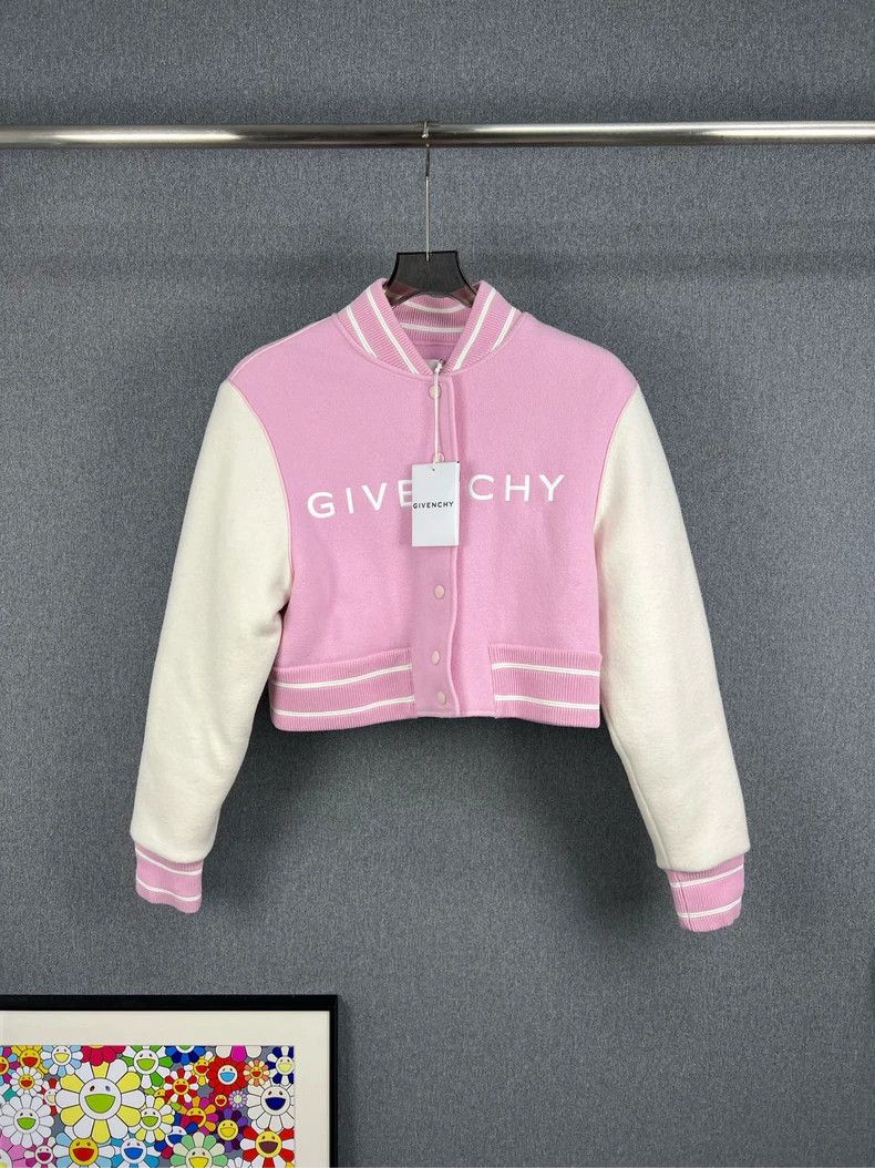 Givenchy Givenchy Large Logo Wool Baseball Jacket Size US M / EU 48-50 / 2 - 1 Thumbnail