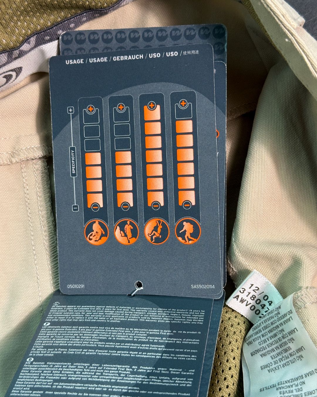 Salomon × Vintage Experimental F/W 2004 Second Skin Morphine Climbing Trunk Size US 34 / EU 50 - 5 Thumbnail