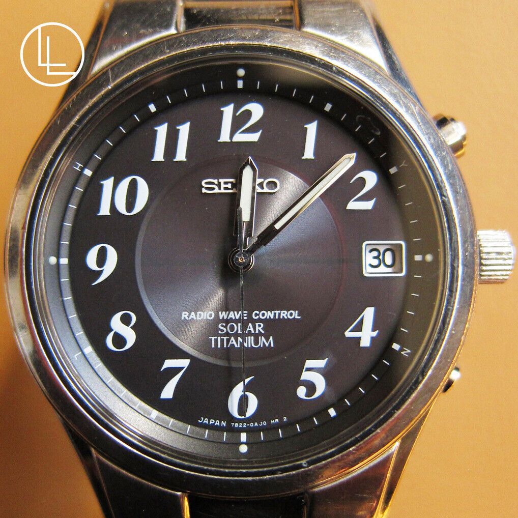 Seiko SEIKO 7B42-0AD0 Solar RadioWave Control Titanium Men's Watch Size ONE SIZE - 1 Thumbnail