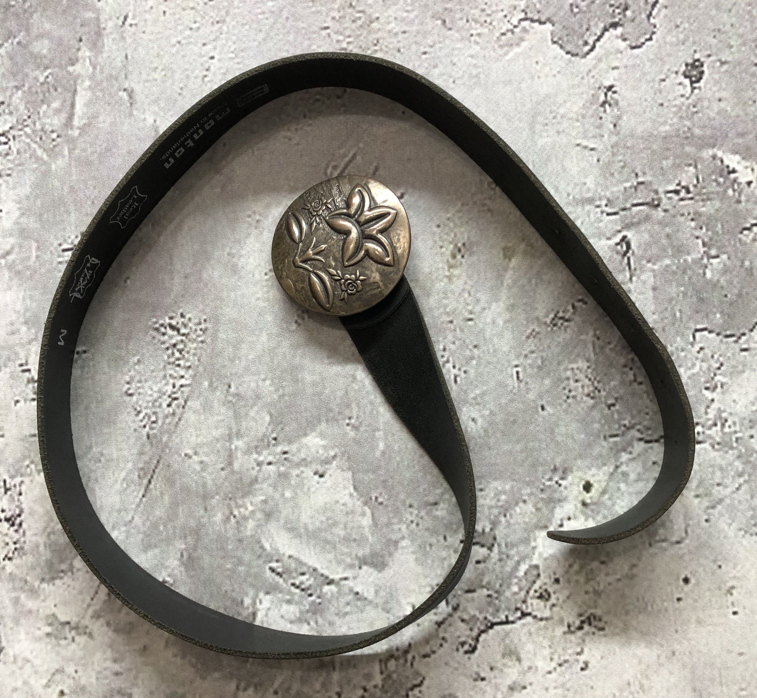 Vintage Vintage Leather Belt Size ONE SIZE - 8 Thumbnail