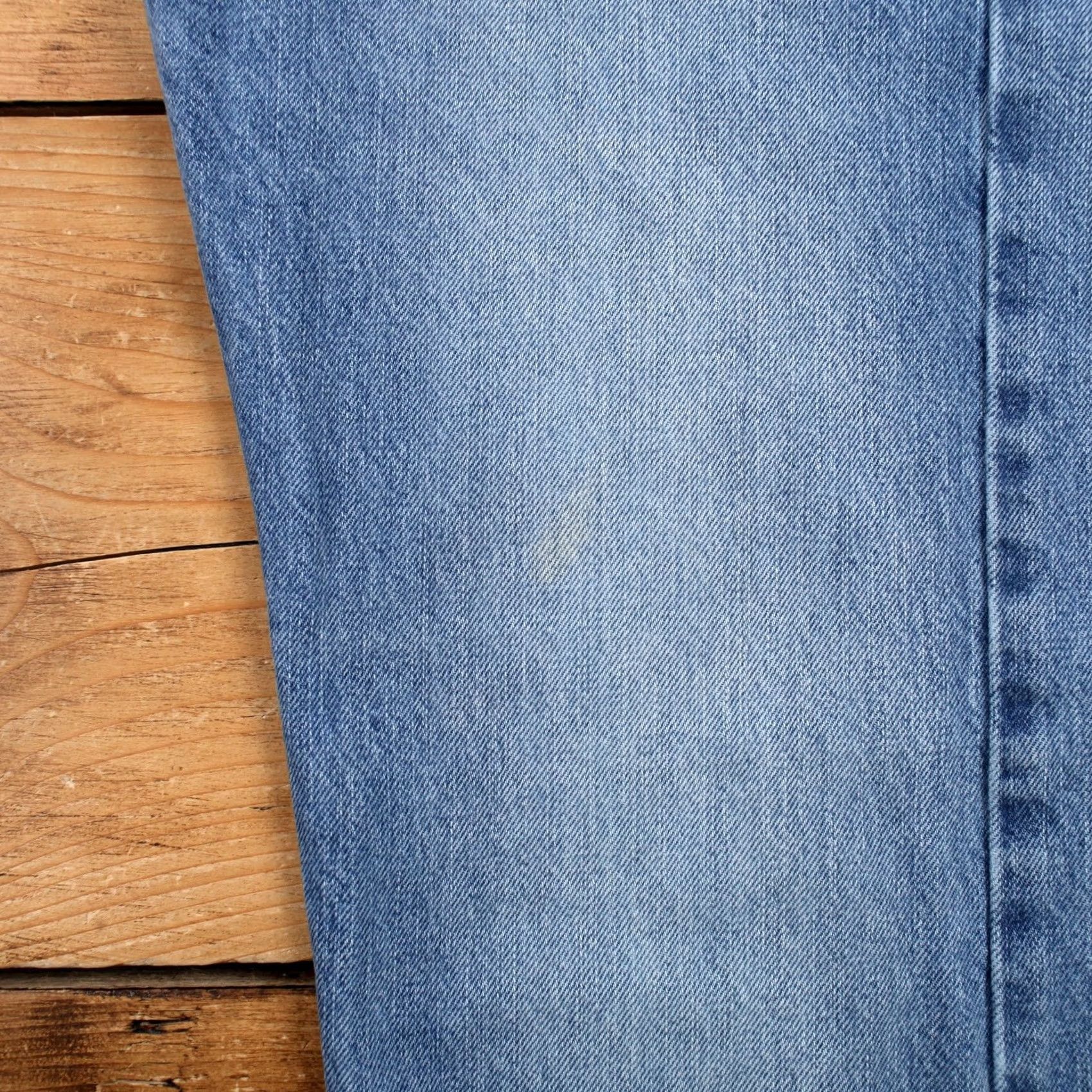 Denime Levis 505 Jeans 30x32 Blue Regular Straight Light Stonewash Denim Jeans Size US 30 / EU 46 - 6 Thumbnail