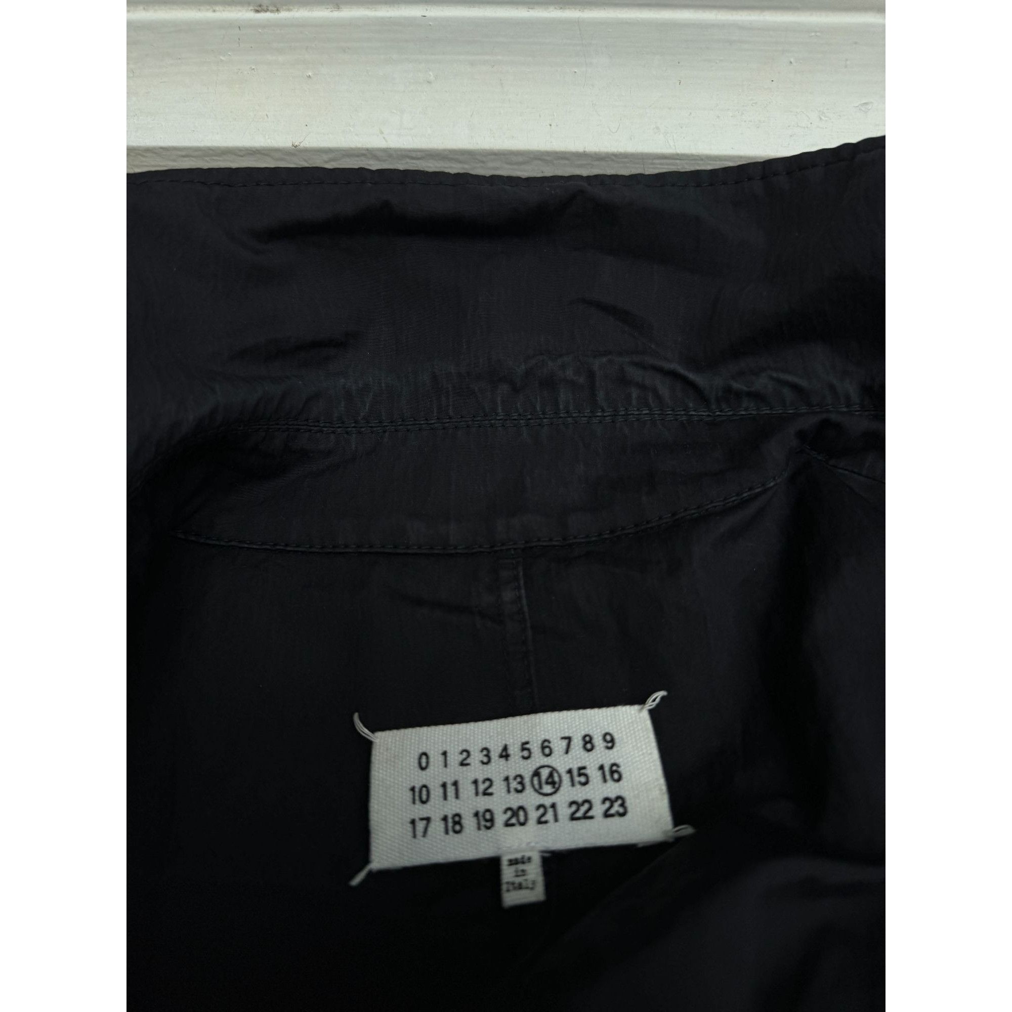 Maison Margiela Spring/Summer 2015 Navy Pleated Coat Size US M / EU 48-50 / 2 - 7 Thumbnail